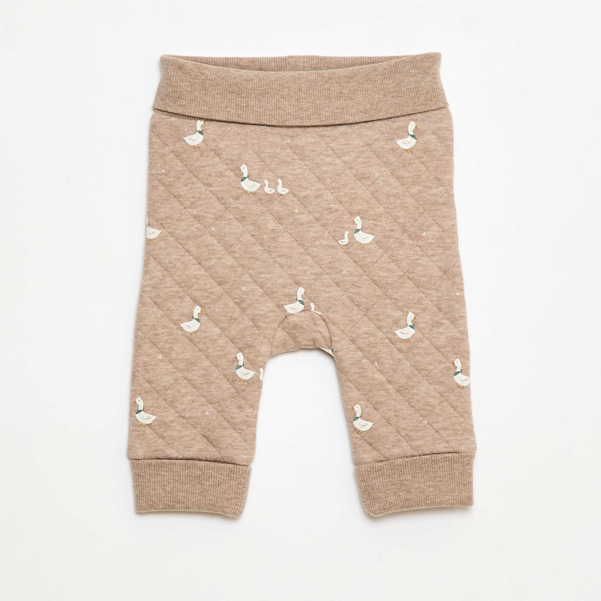 Cotton Jersey Pyjama Set BEIGE - Image 4