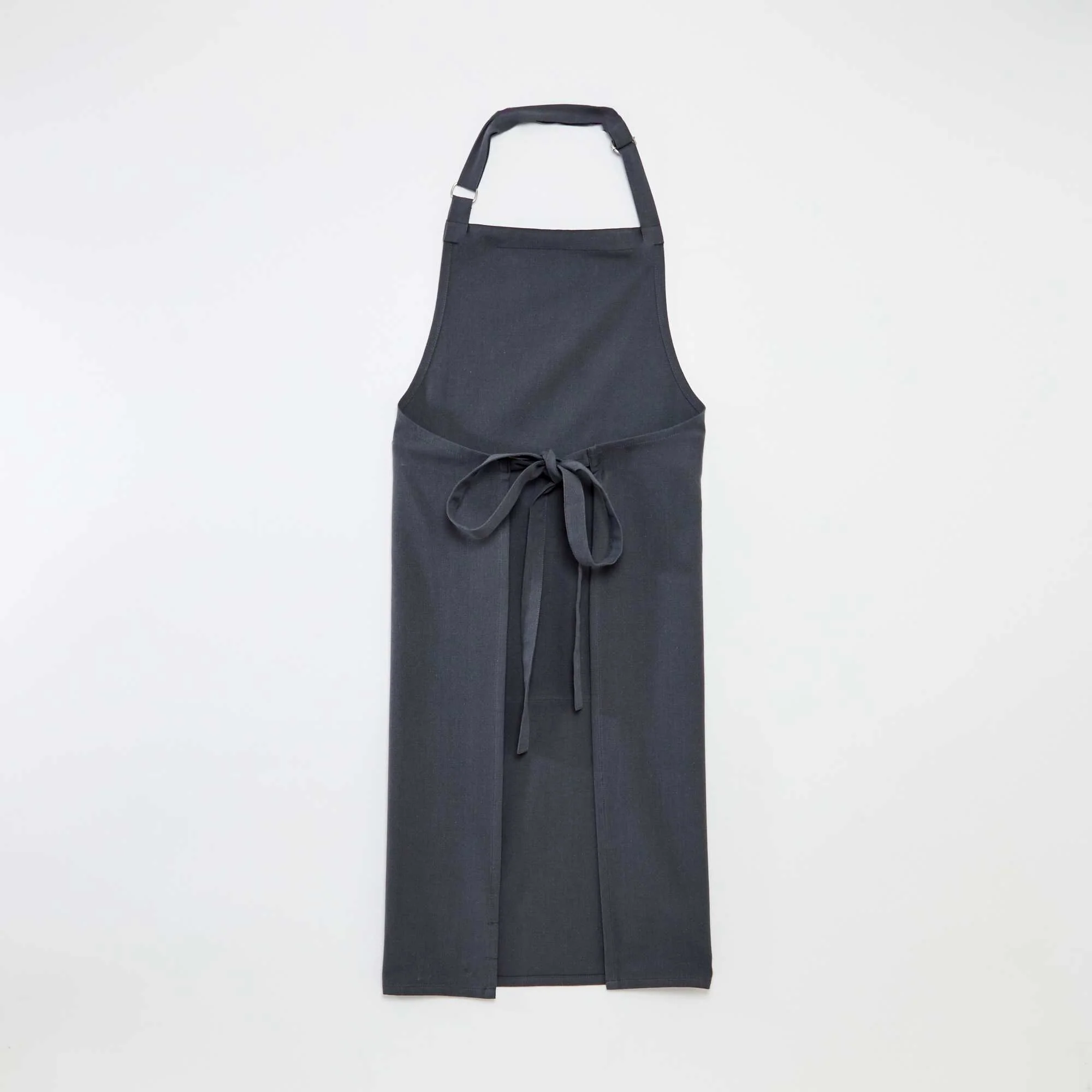 Cotton Kitchen Apron GREY - Image 2