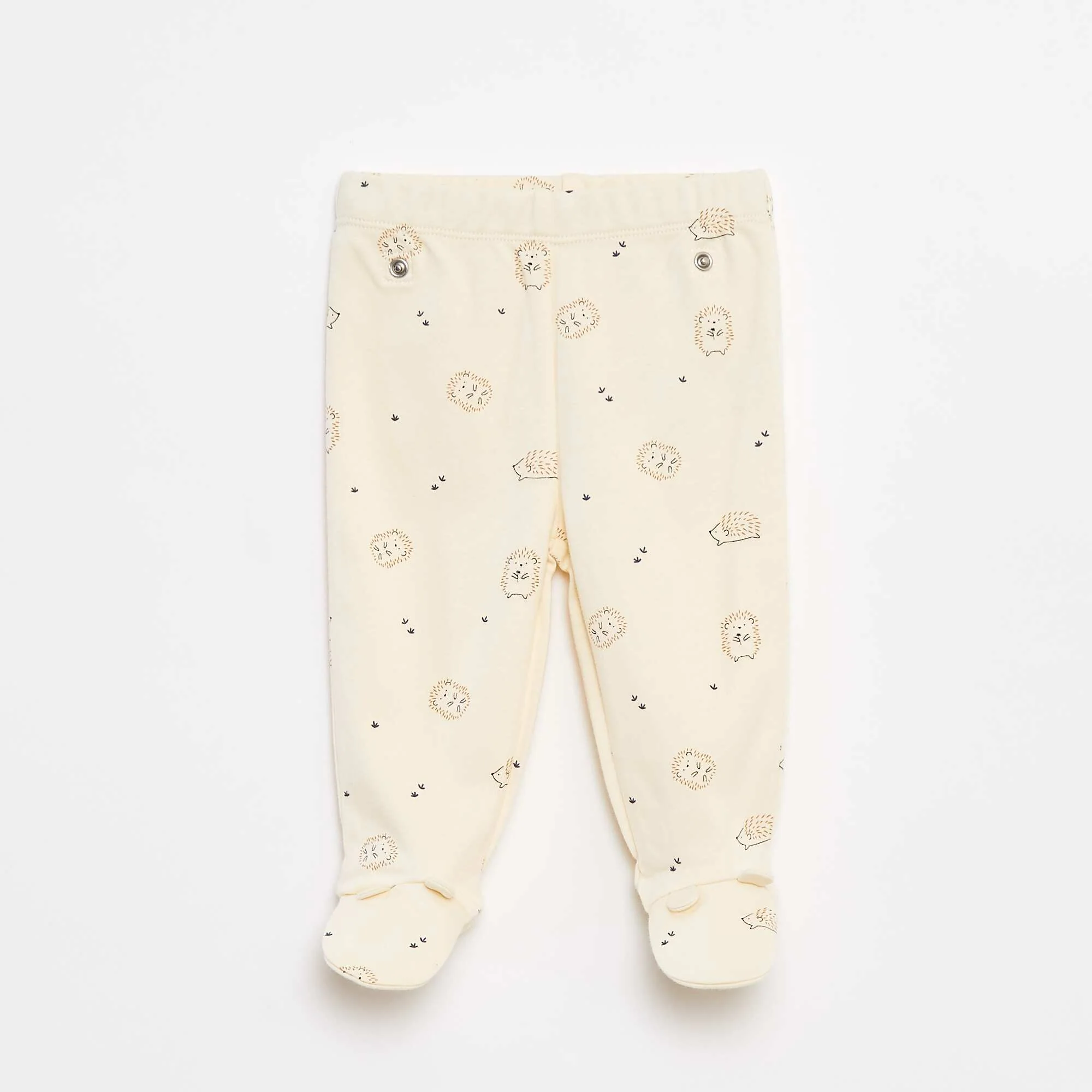 Cotton Pajama Set - 2 Pieces WHITE - Image 4
