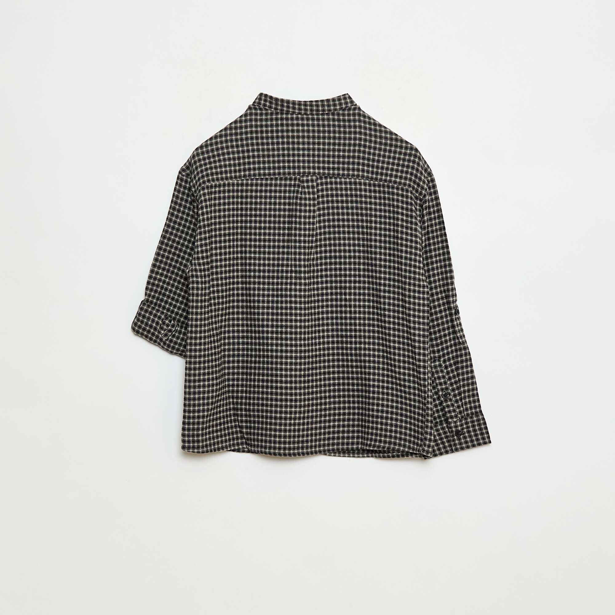 Cotton Shirt BLACK - Image 4