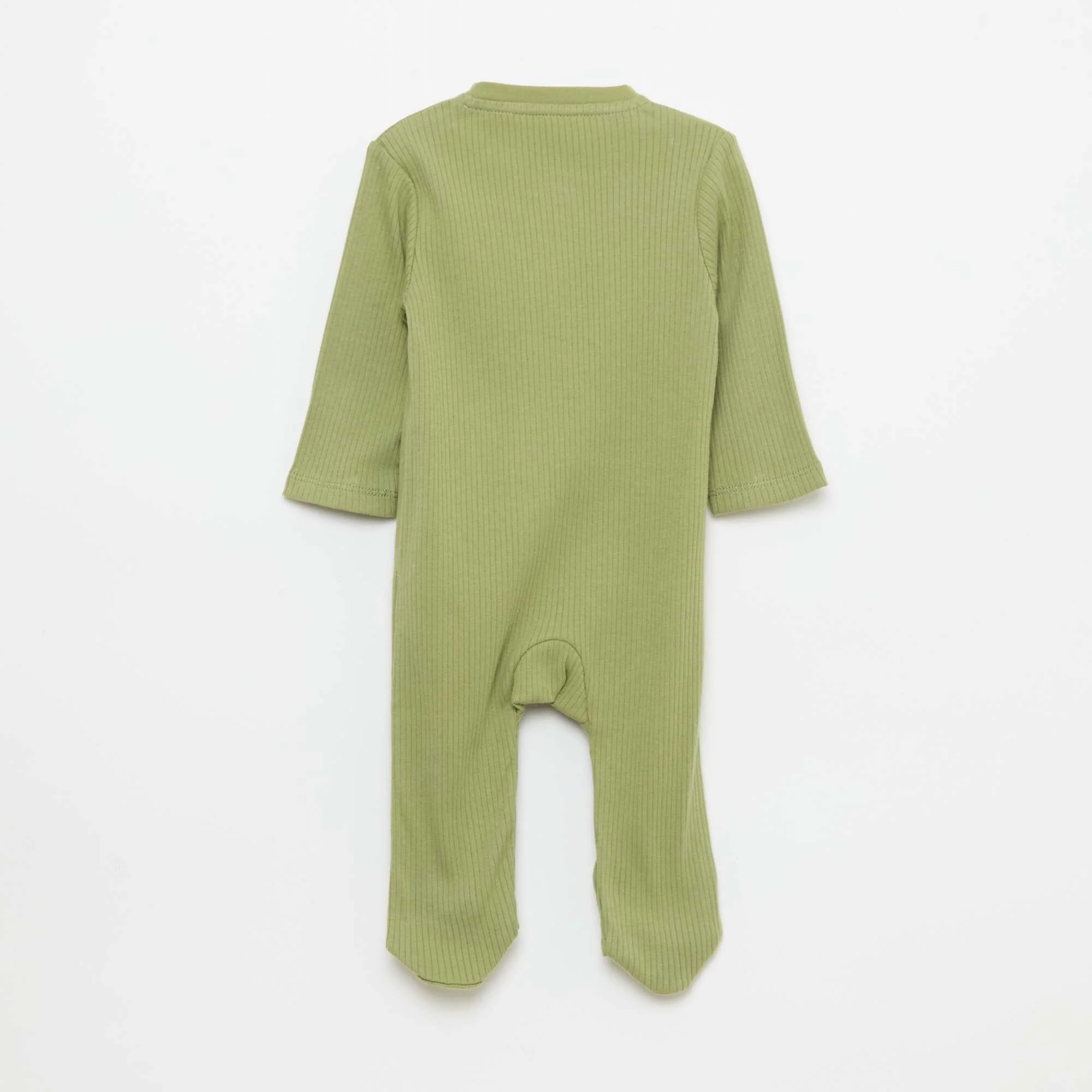 Cotton Sleepsuit KHAKI - Image 3