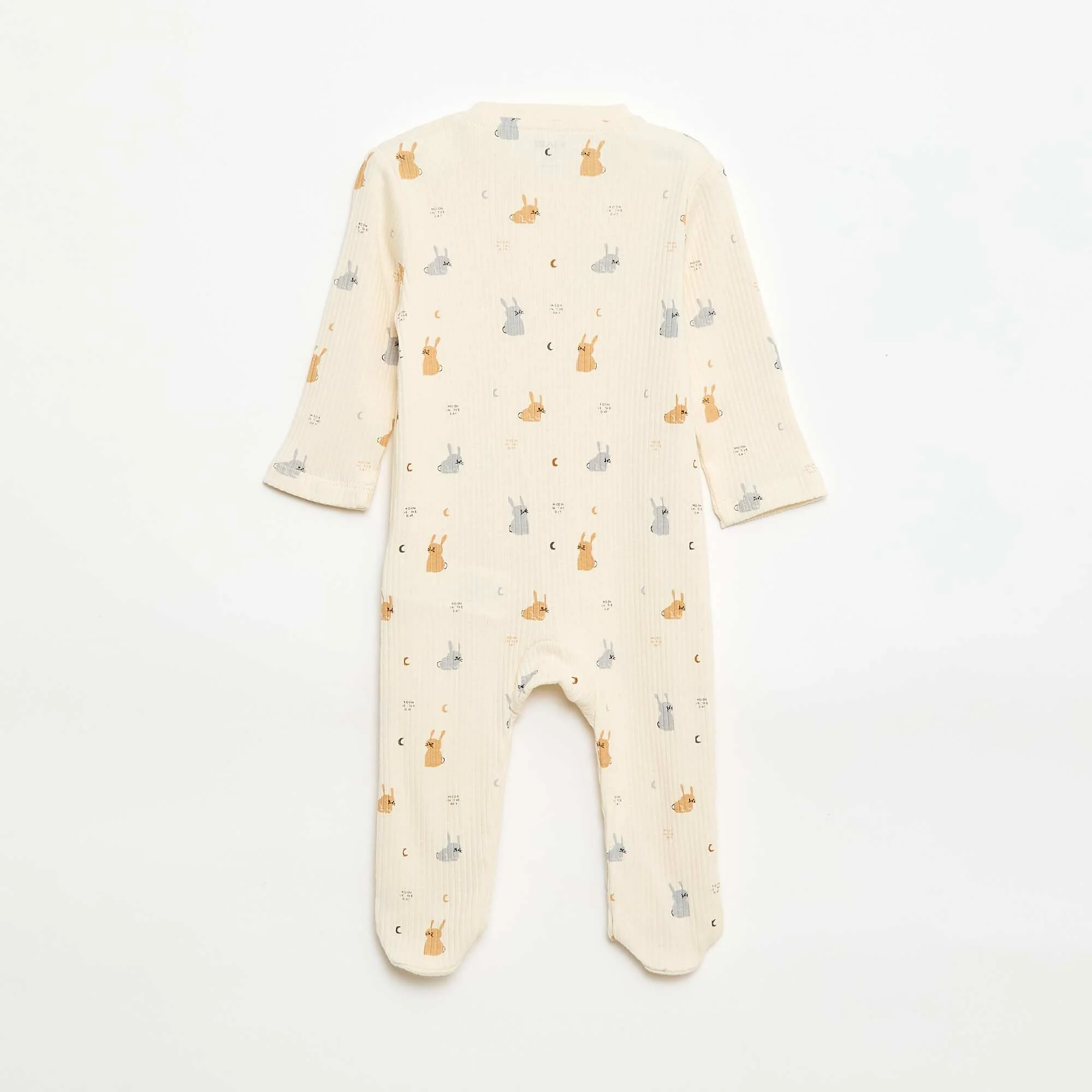 Cotton Sleepsuit WHITE - Image 3