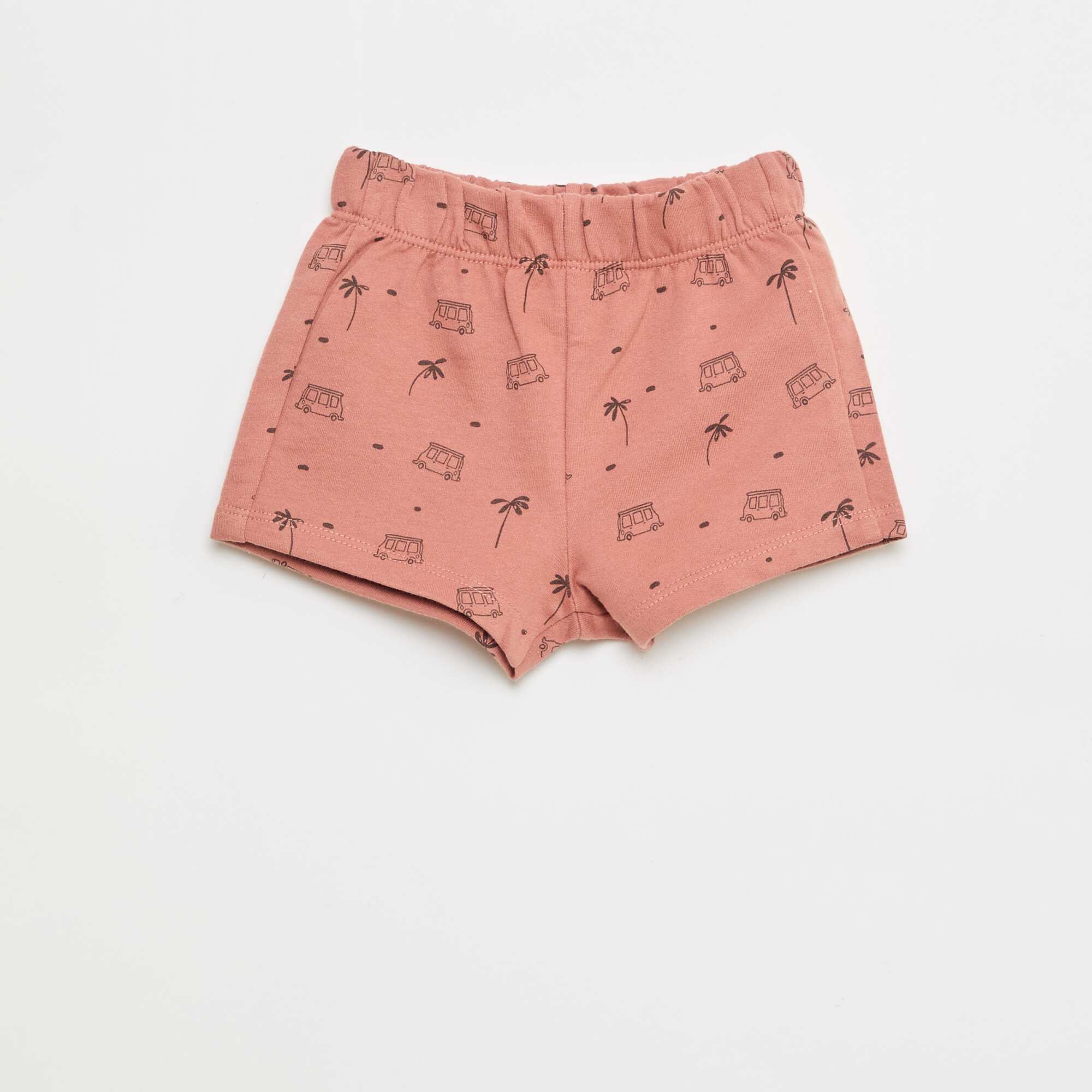 Cotton Summer Pajama Set BEIGE - Image 4