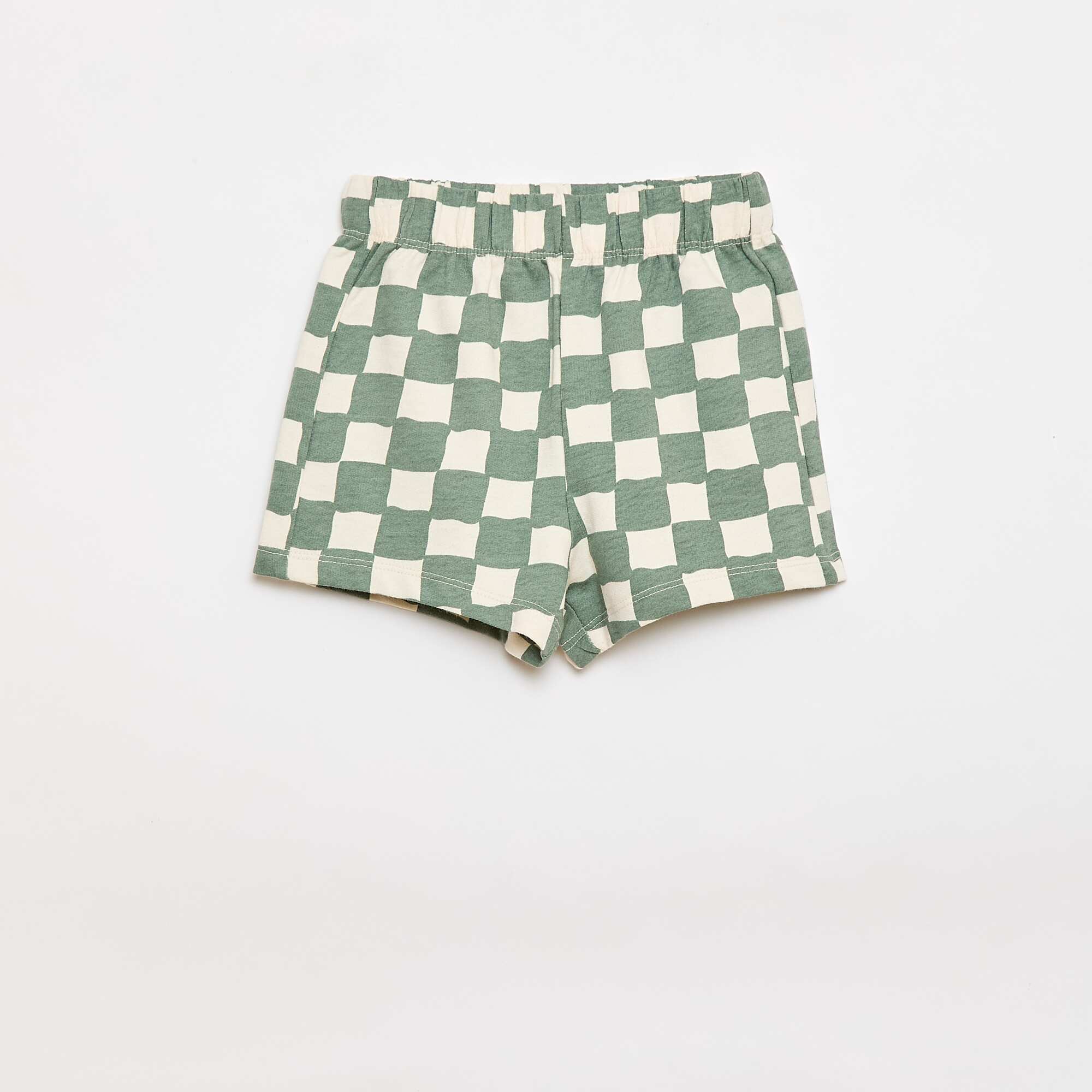 Cotton Summer Pajama Set GREEN - Image 4