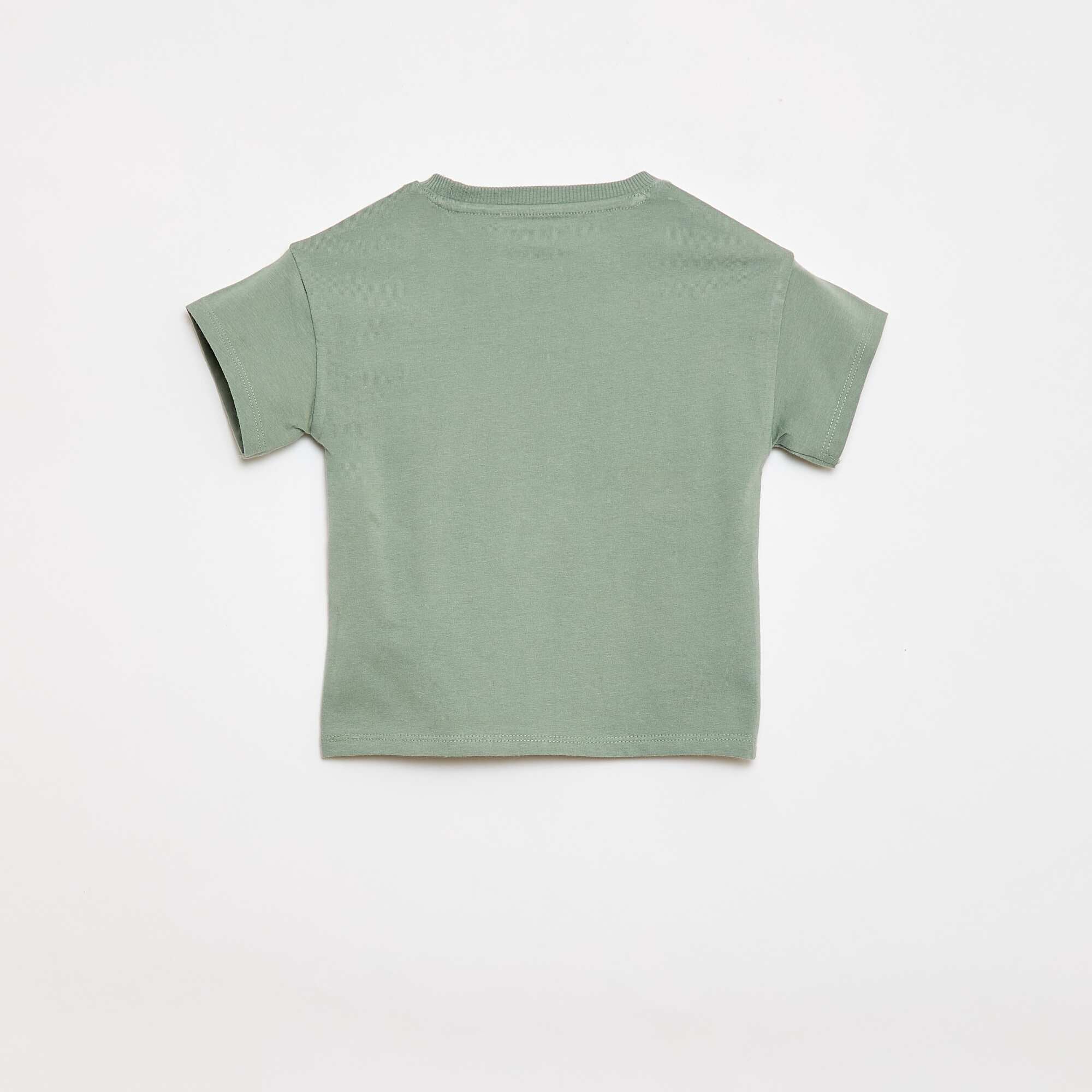 Cotton Summer Pajama Set GREEN - Image 5