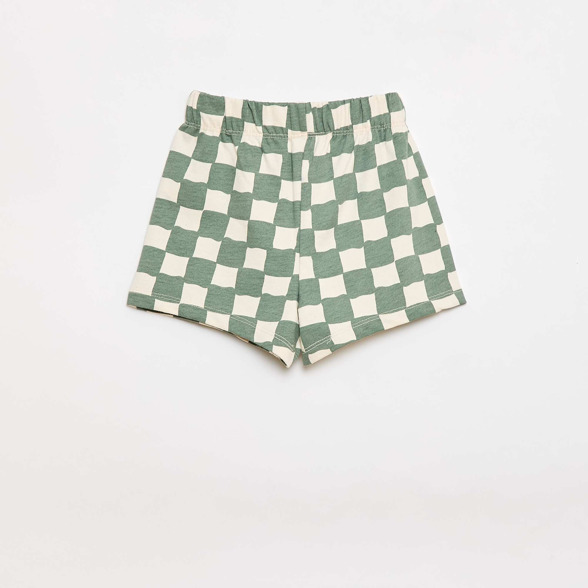 Cotton Summer Pajama Set GREEN - Image 6