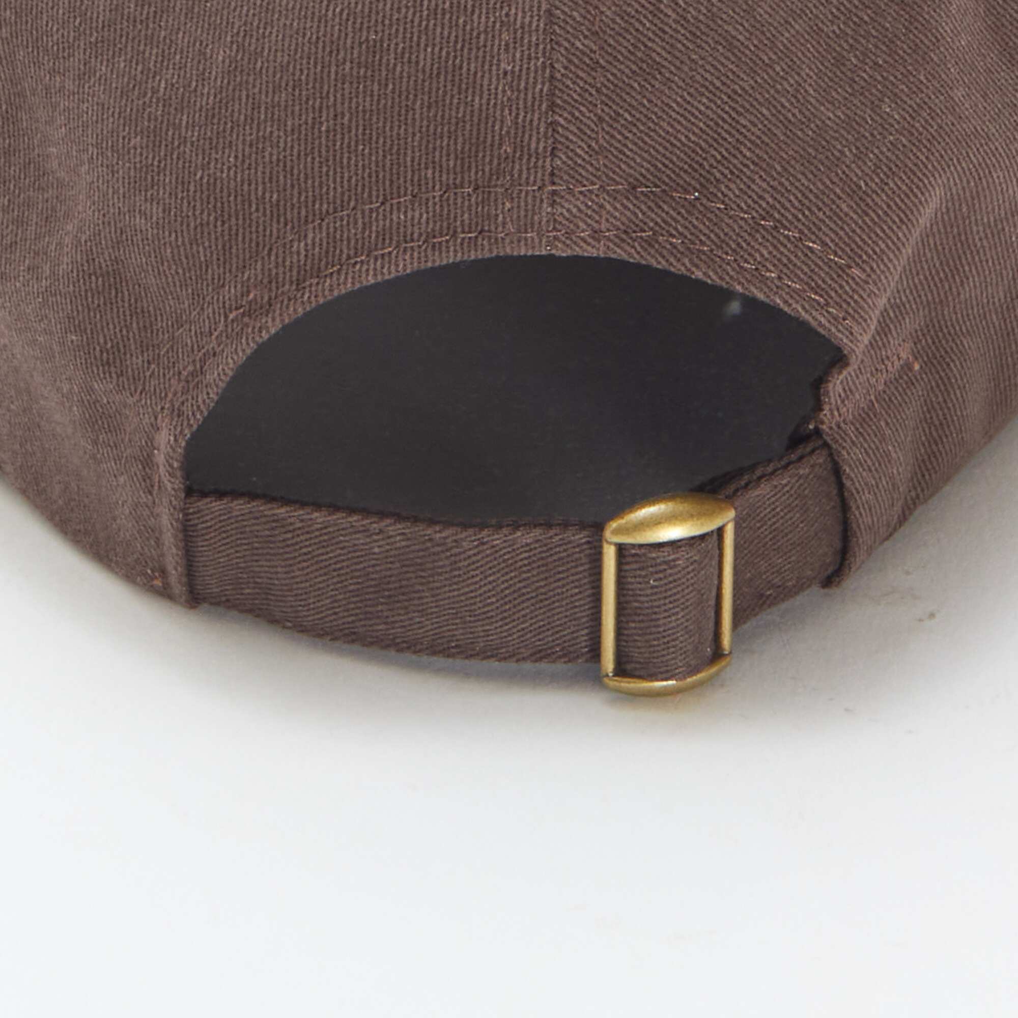 'Creative Club' embroidered cap BROWN - Image 3