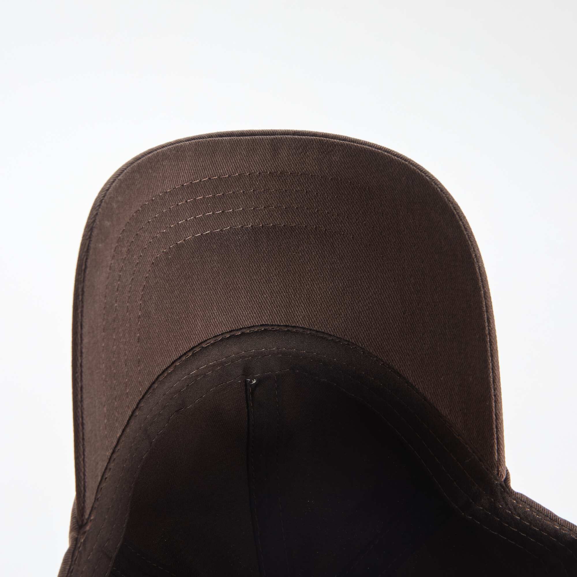'Creative Club' embroidered cap BROWN - Image 4