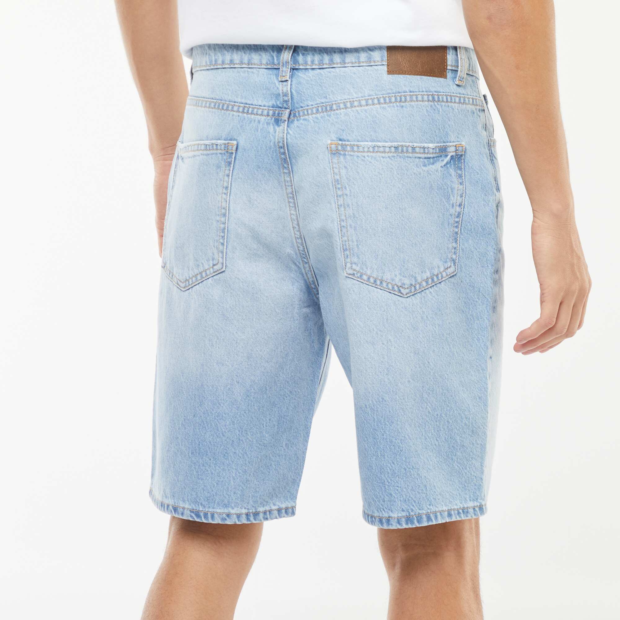 Denim Bermuda shorts BLUE - Image 3