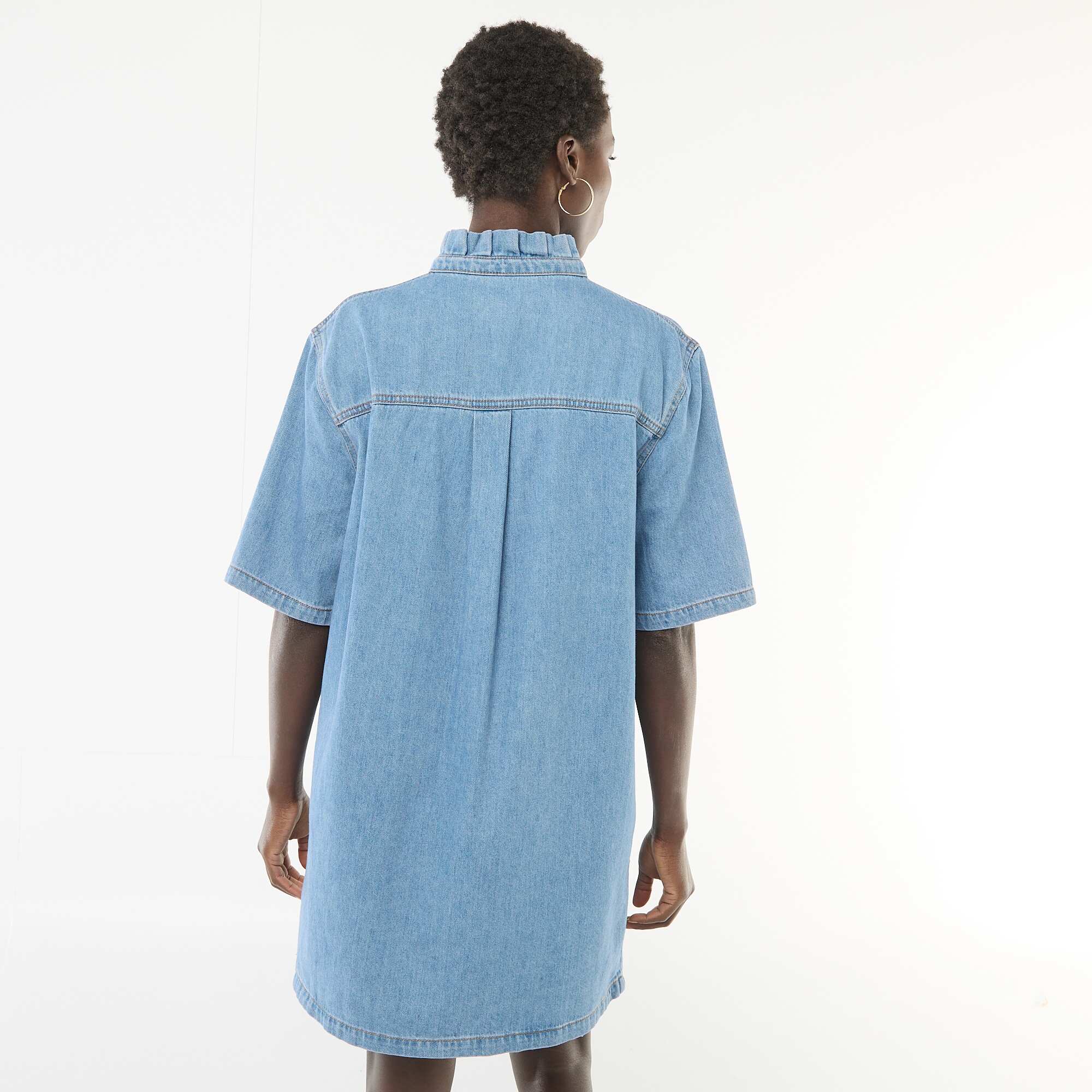 Denim Dress BLUE - Image 3