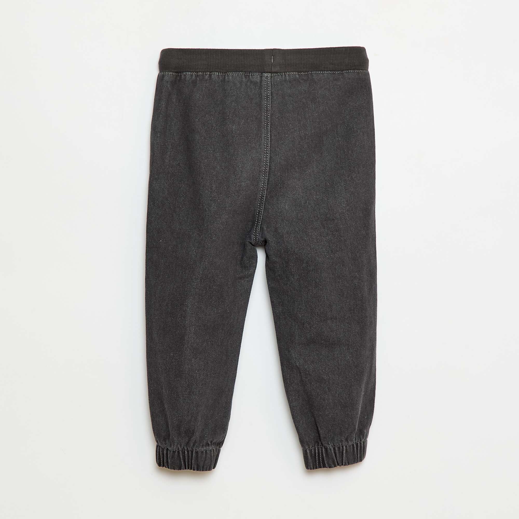 Denim Joggers GREY - Image 4