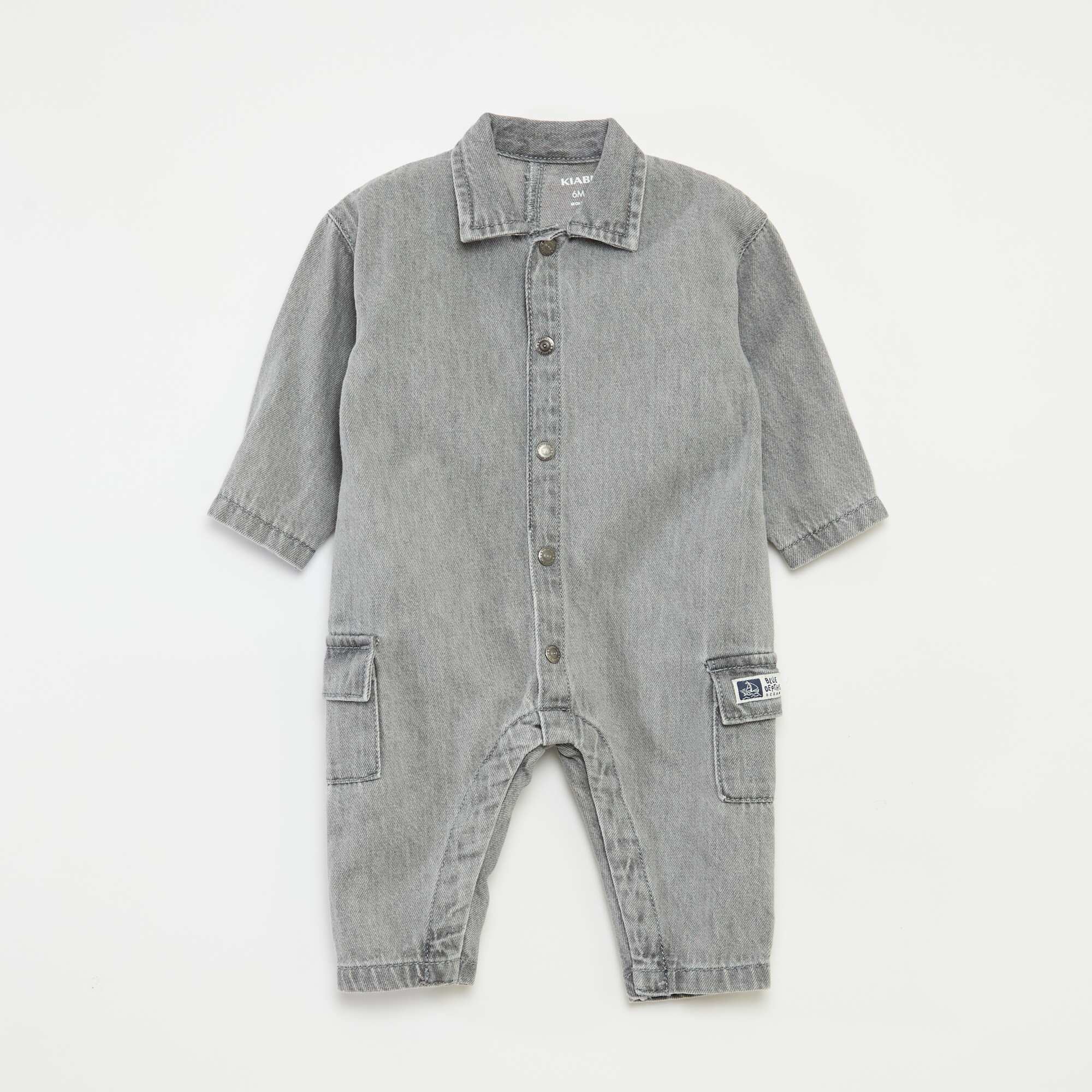 Denim Jumpsuit GREY