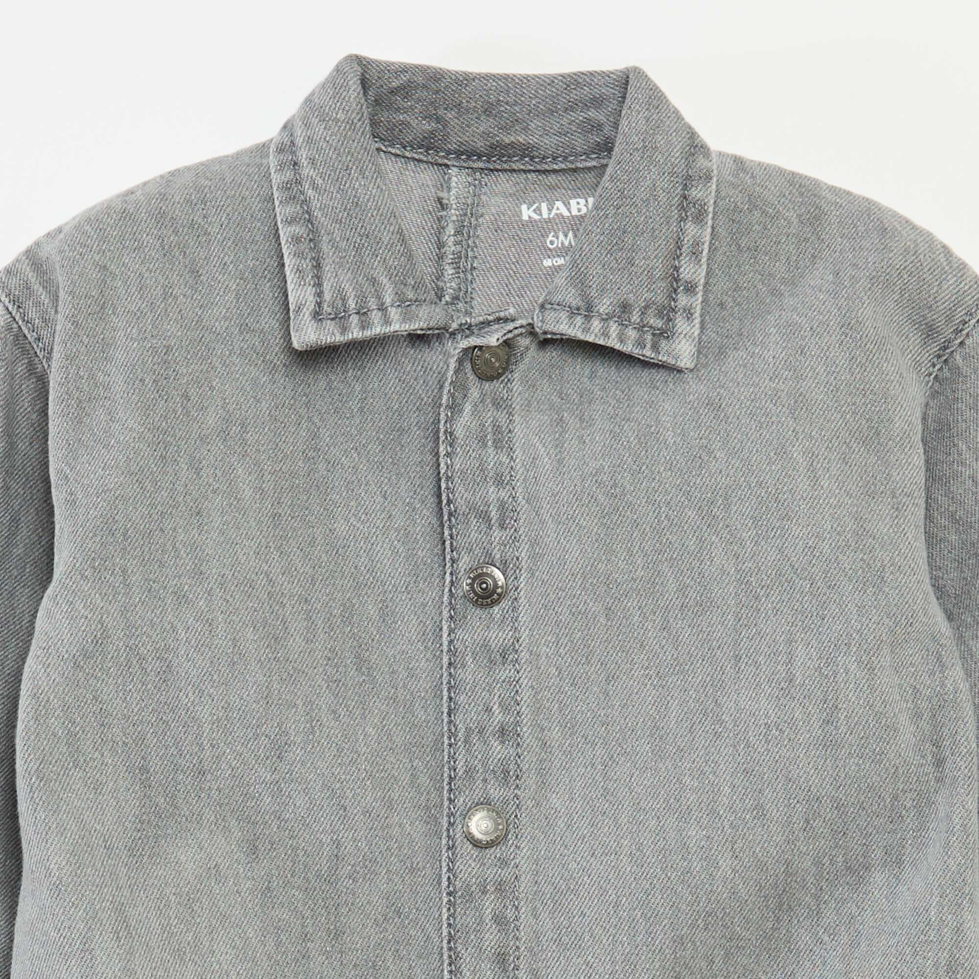 Denim Jumpsuit GREY - Image 2