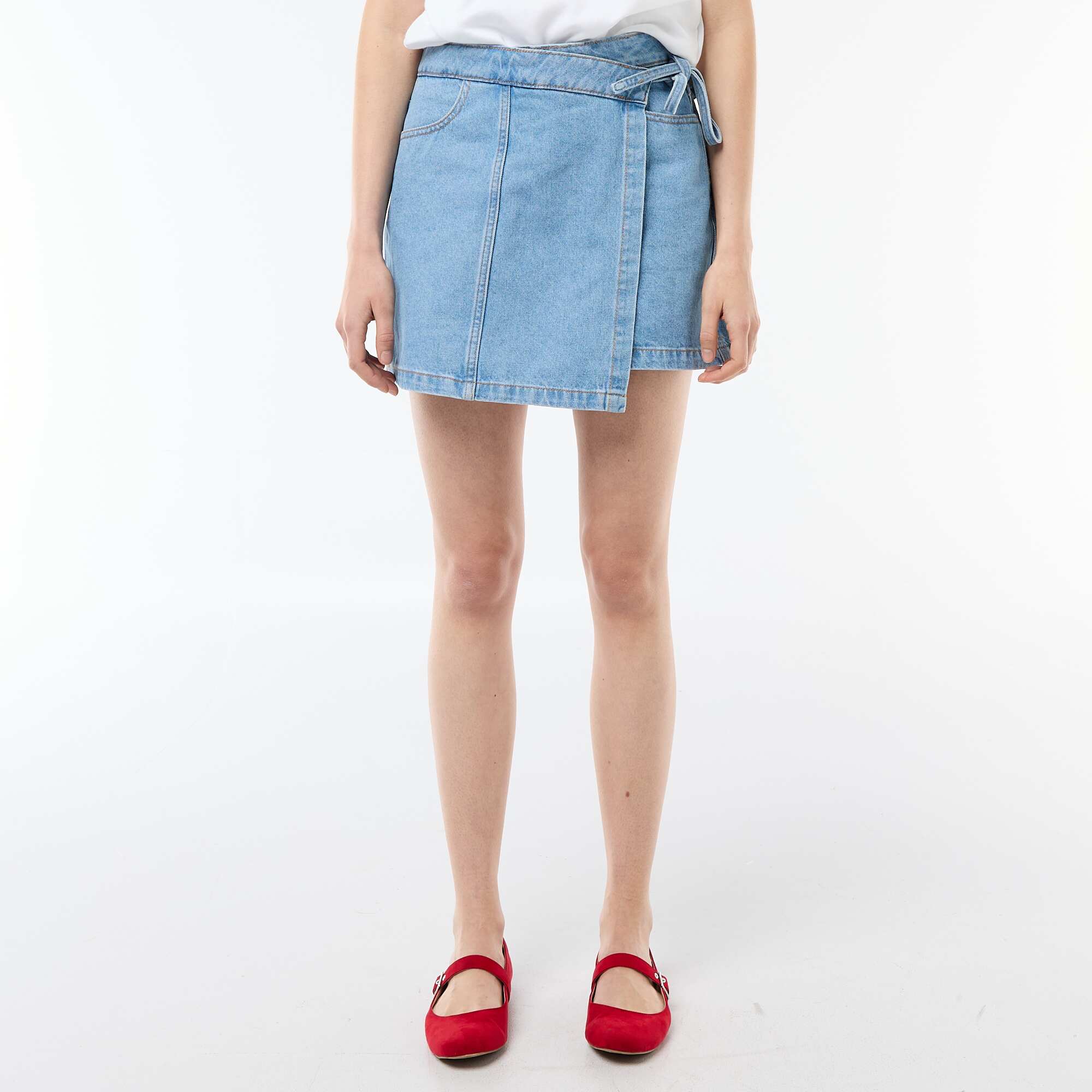 Denim Skort BLUE - Image 3