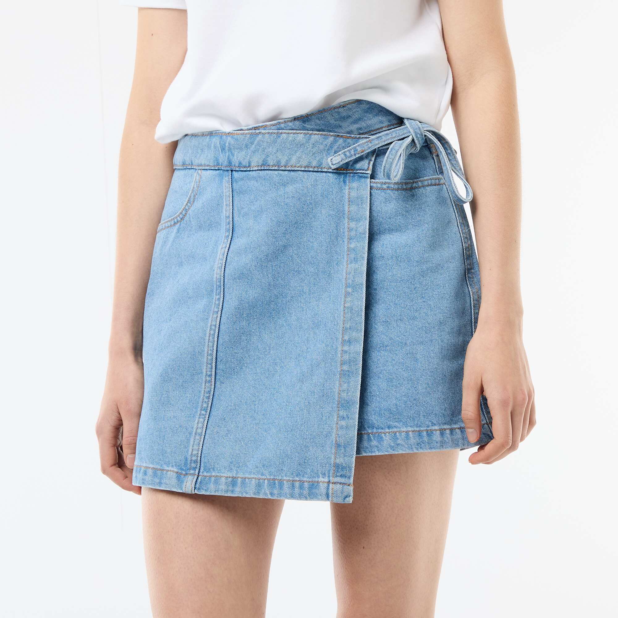Denim Skort BLUE - Image 4