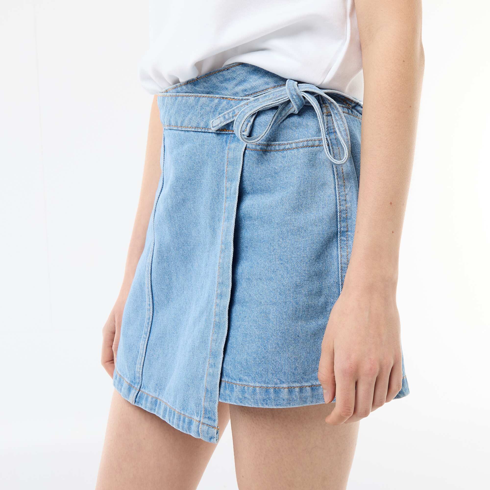 Denim Skort BLUE - Image 6