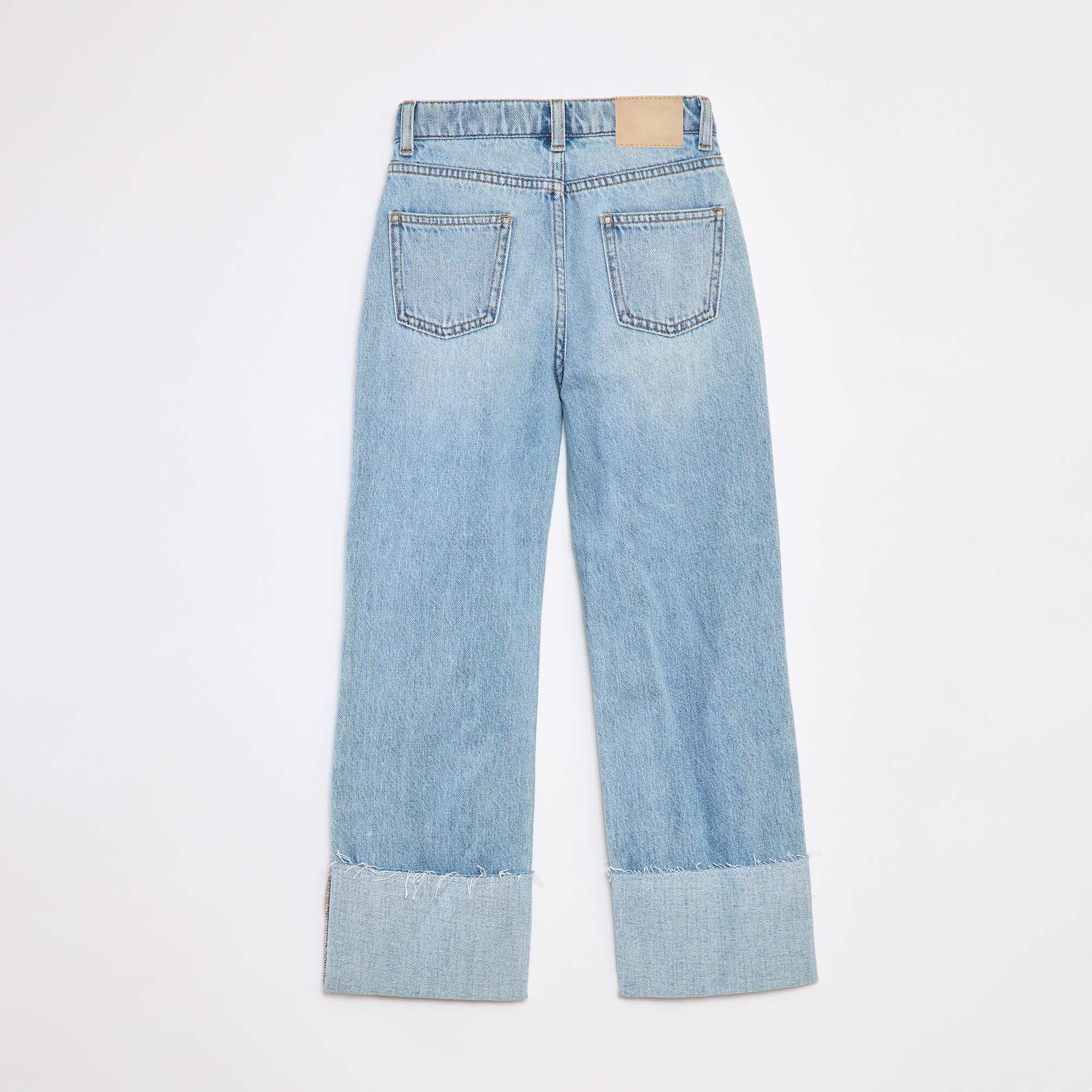 Destroyed denim trousers BLUE - Image 3