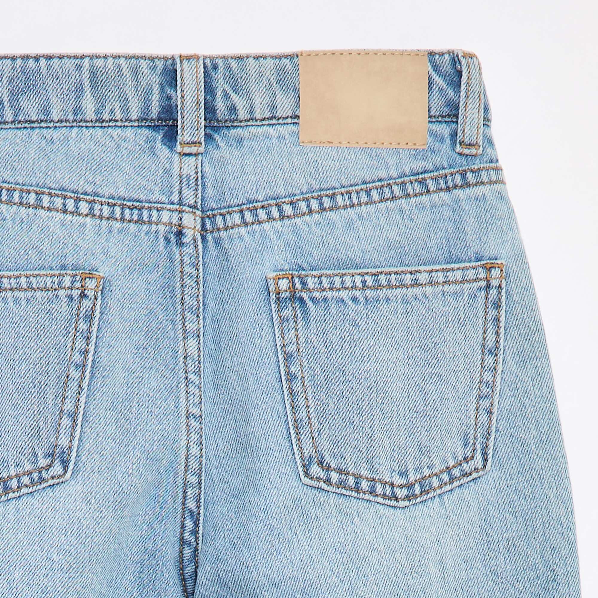 Destroyed denim trousers BLUE - Image 5