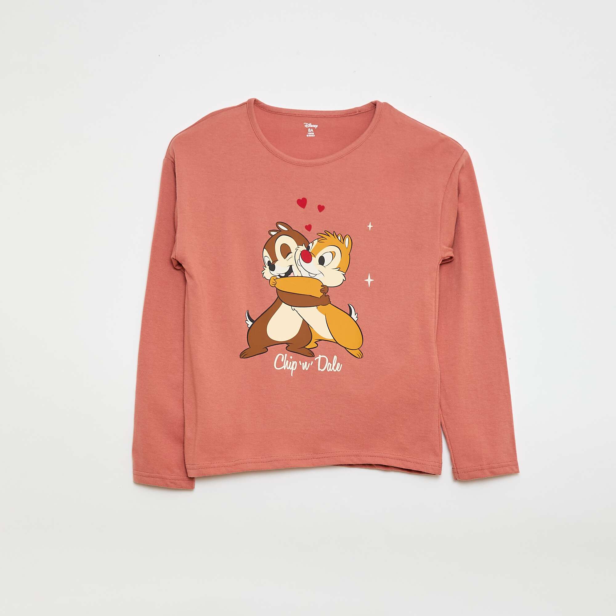 Disney 'Chip and Dale' 2-Piece Pajama Set PINK - Image 3