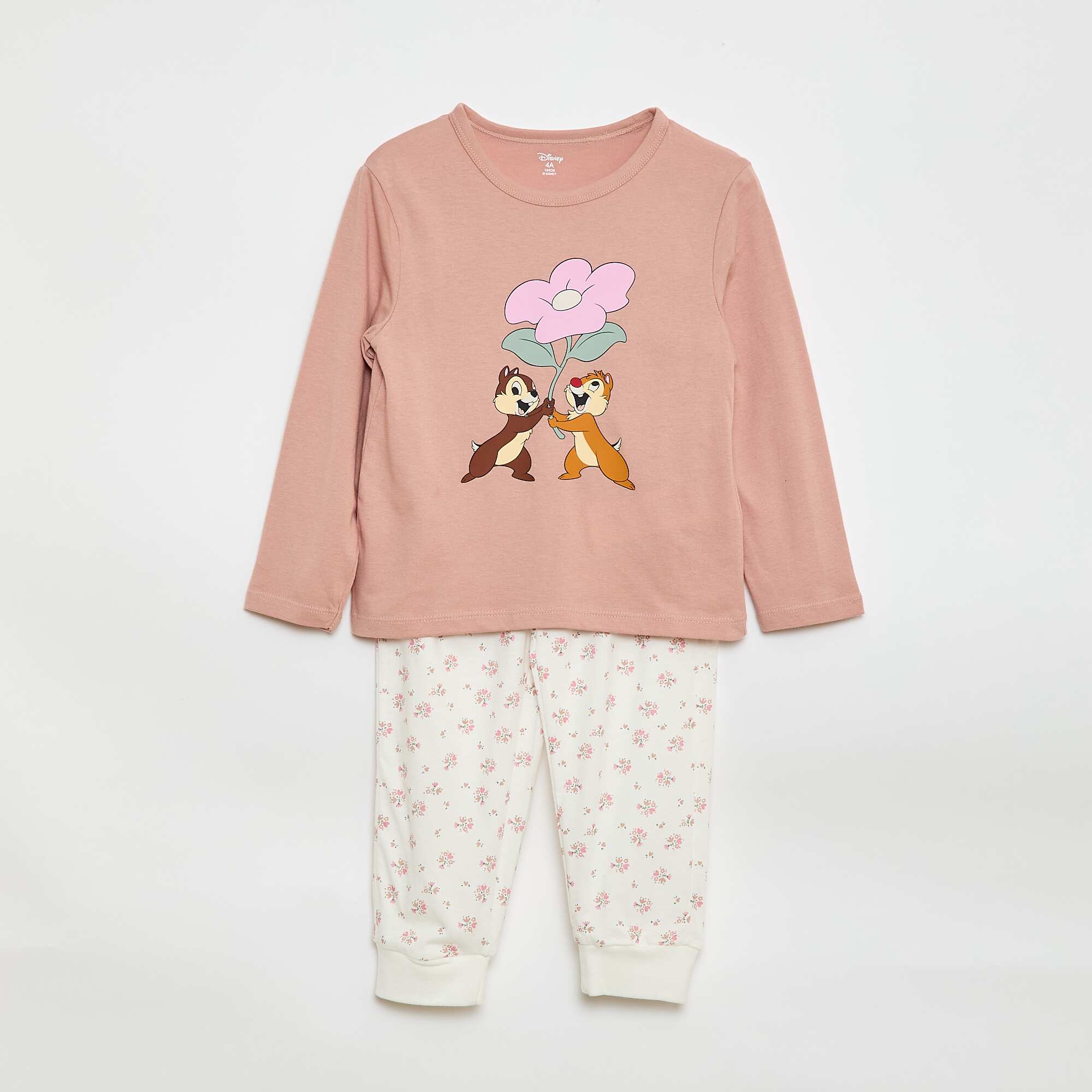 Disney 'Chip and Dale' Long Pyjama Set - 2 pieces PINK
