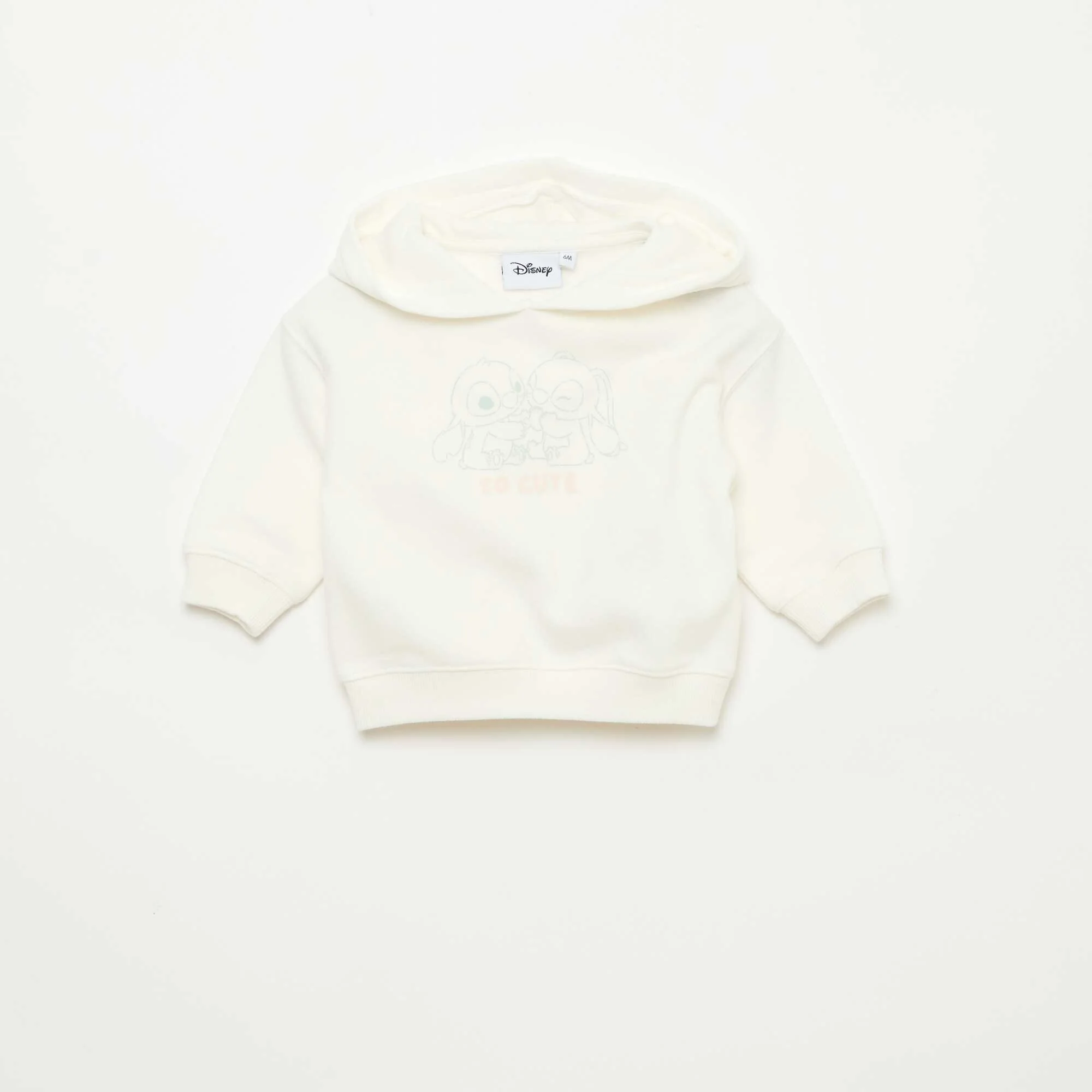 Disney hooded sweatshirt + leggings set WHITE - Image 3