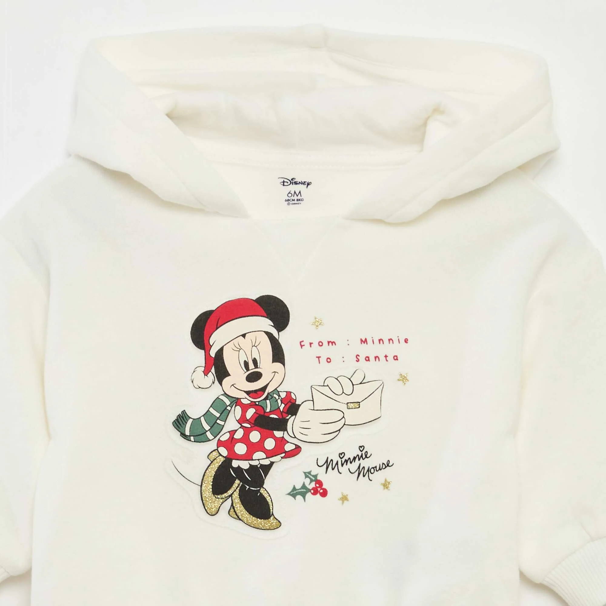Disney Minnie Cotton Hoodie and Legging Set BEIGE - Image 2