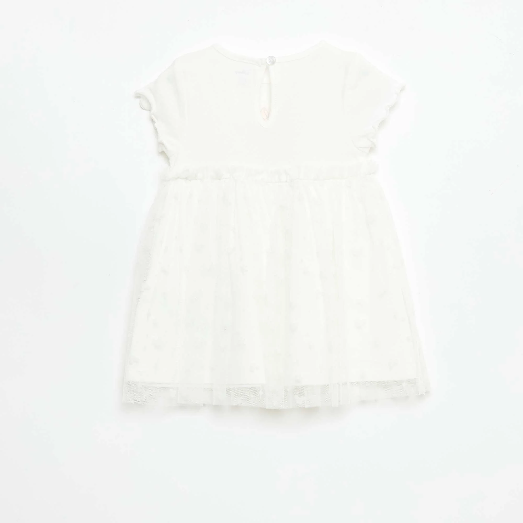 Disney 'Minnie' Tulle Cotton Dress WHITE - Image 3