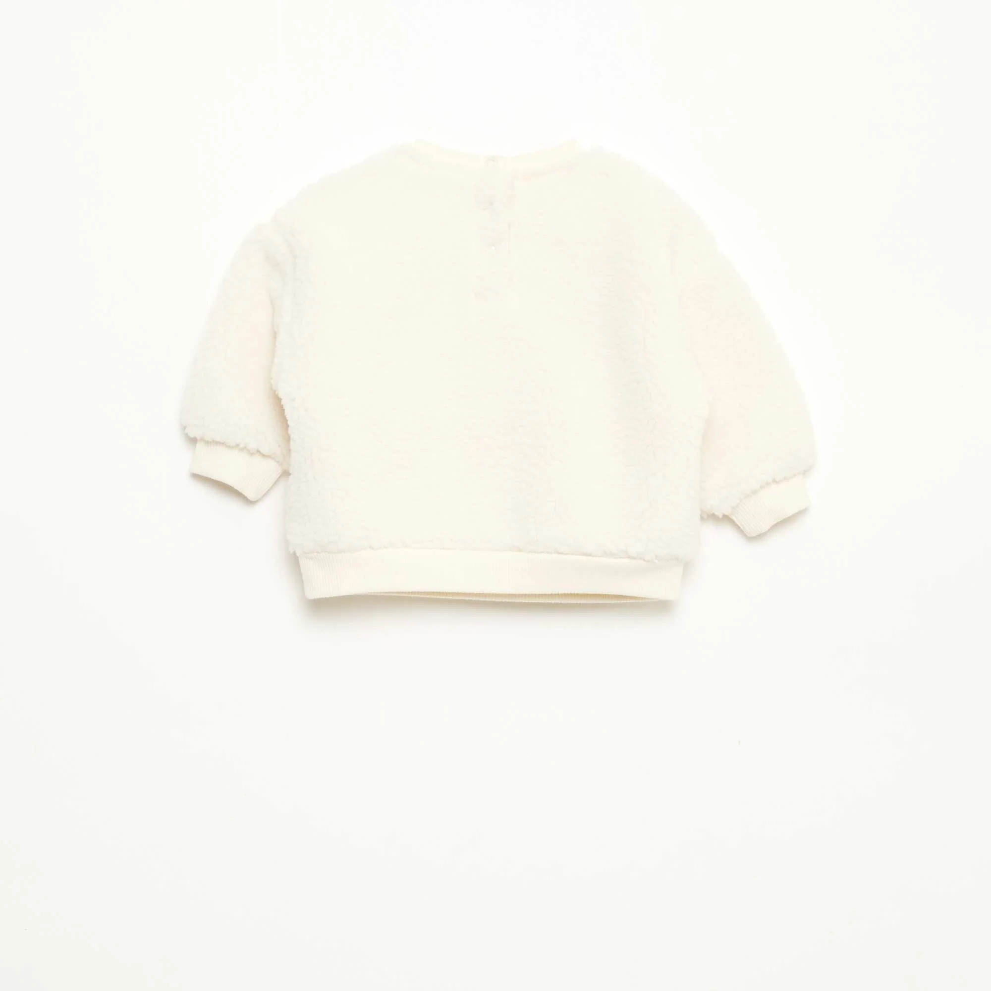 Disney 'Simba' Cotton Sweatshirt + Pants Set WHITE - Image 4