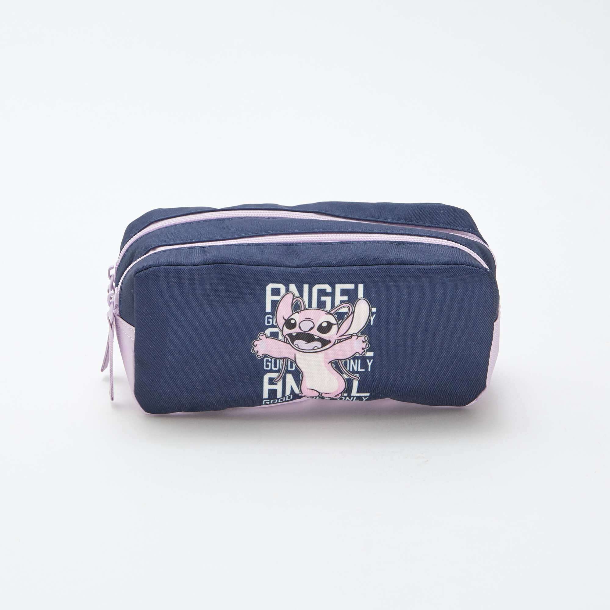 Disney Stitch 2-compartment pencil case BLACK - Image 3