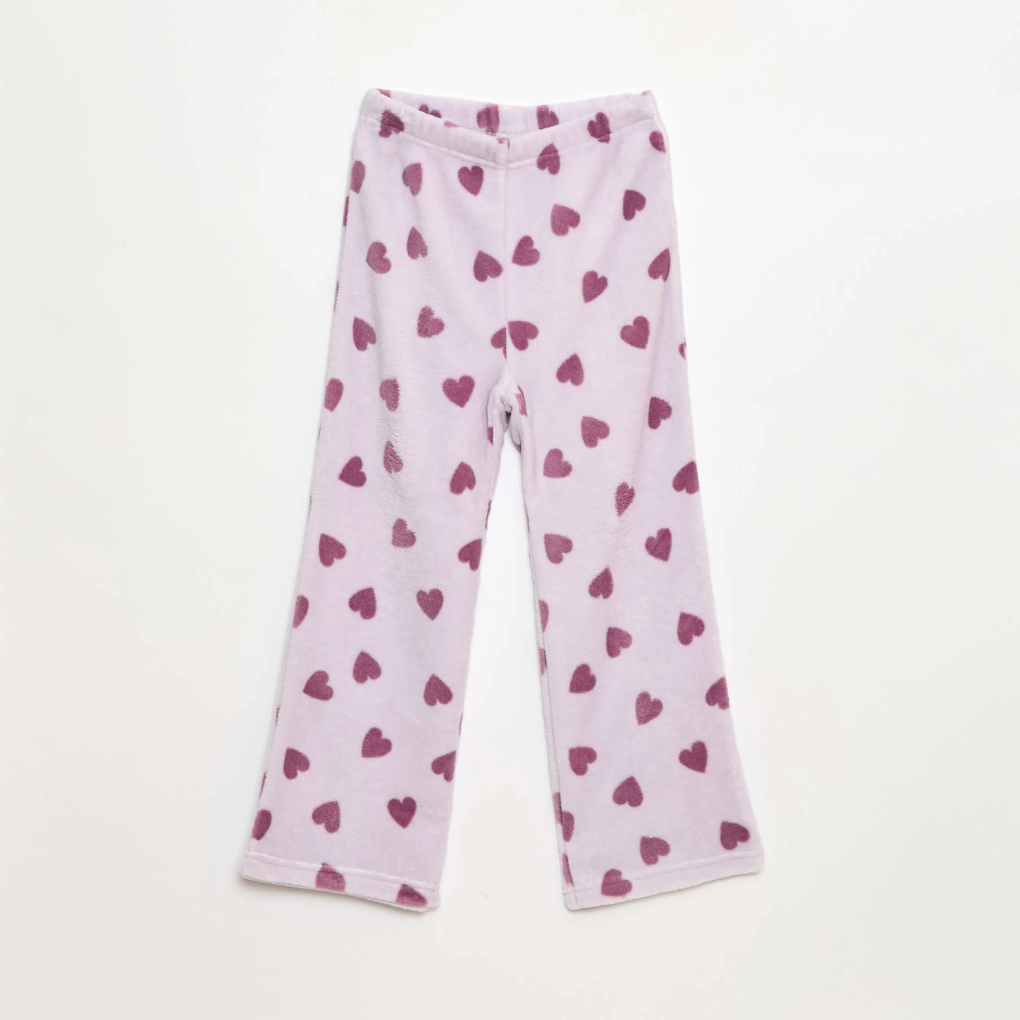 Disney 'Stitch' Fleece Long Pajama Set - 2 Piece PURPLE - Image 4