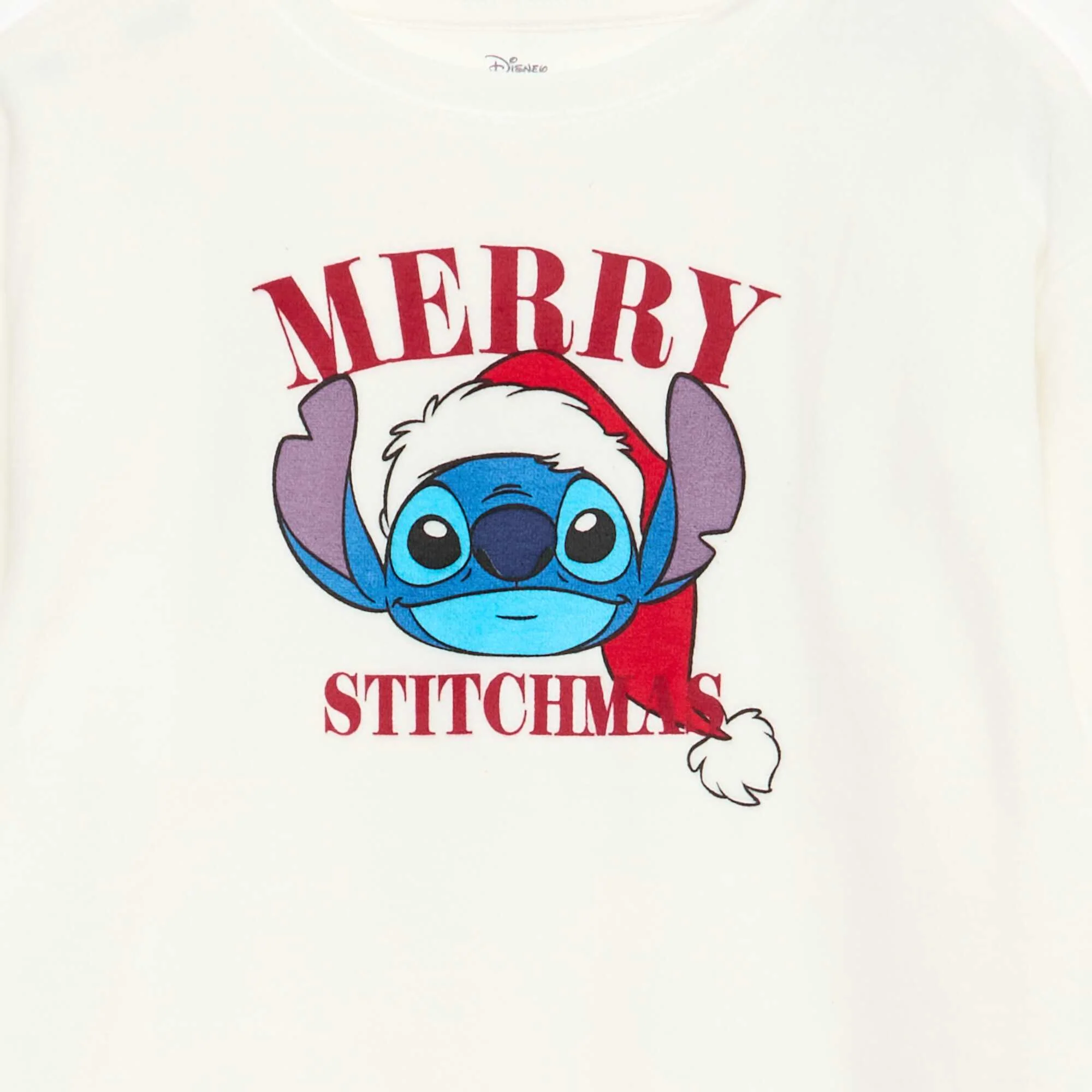 Disney 'Stitch' Fleece Pyjama Set - 2 Piece RED - Image 2