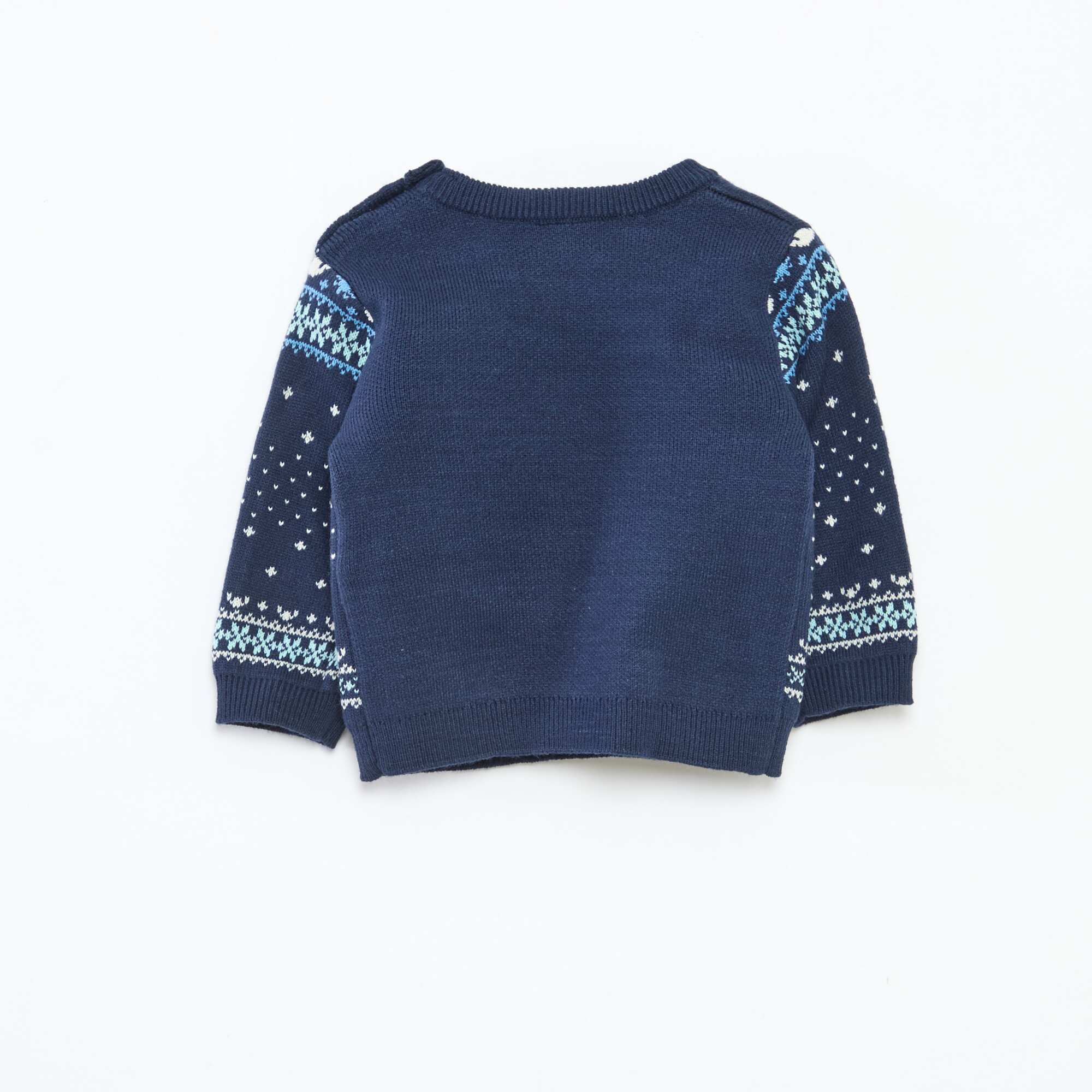 Disney 'Stitch' Knitted Christmas Sweater BLUE - Image 3