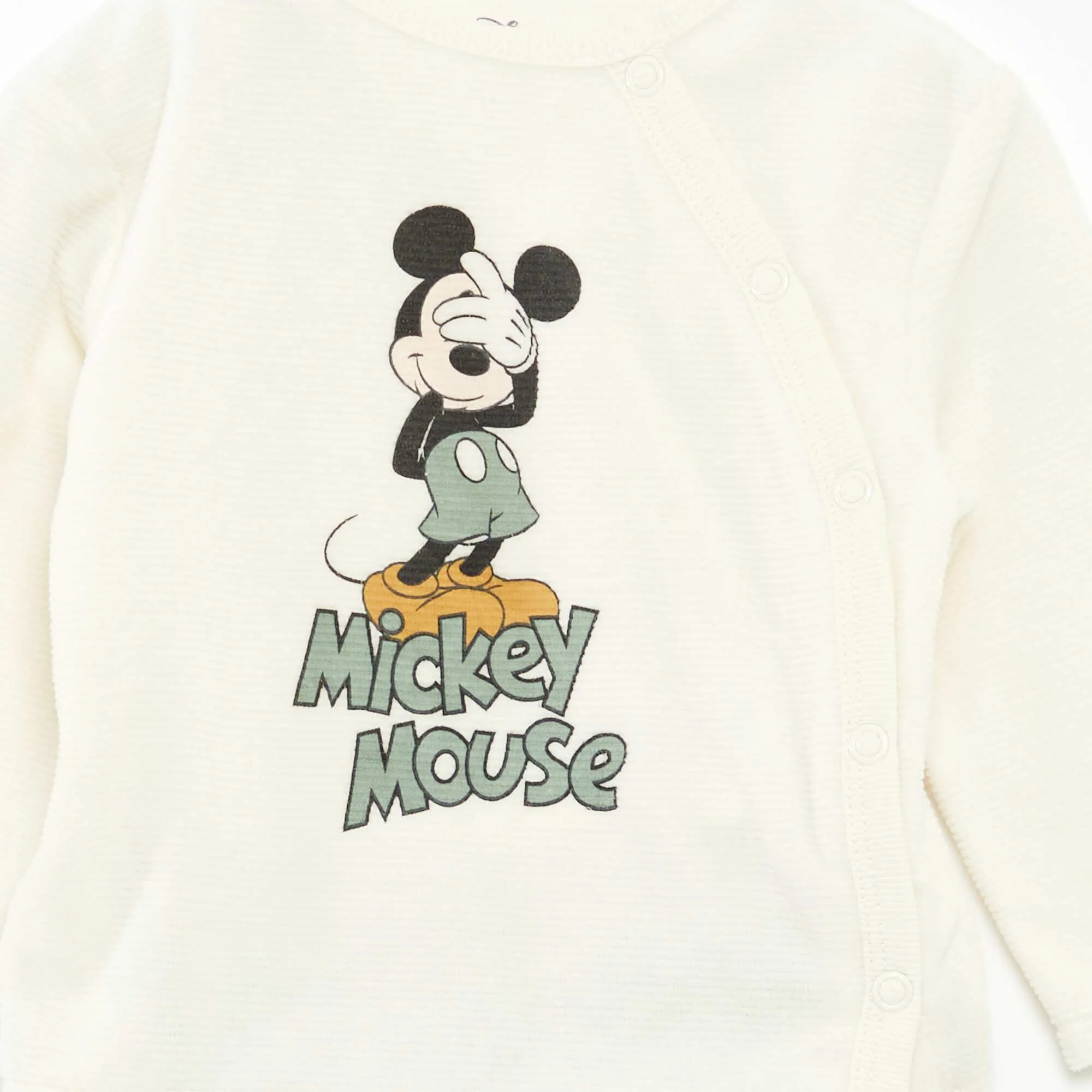 Disney velour top and trousers pyjama set - 2-piece set GREEN - Image 3