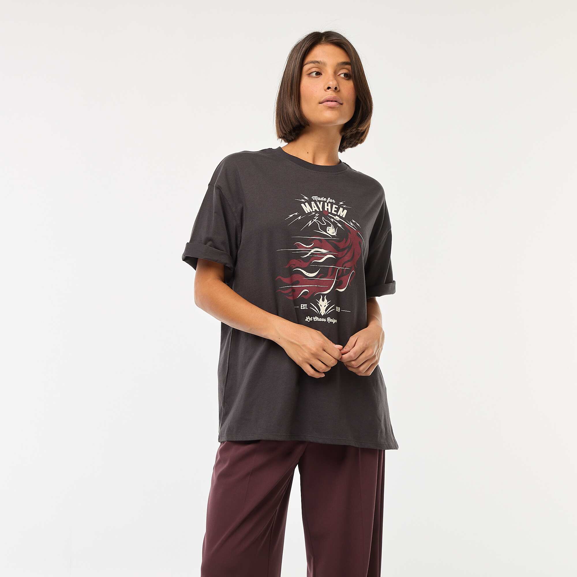 Disney Villains round-neck T-shirt BLACK