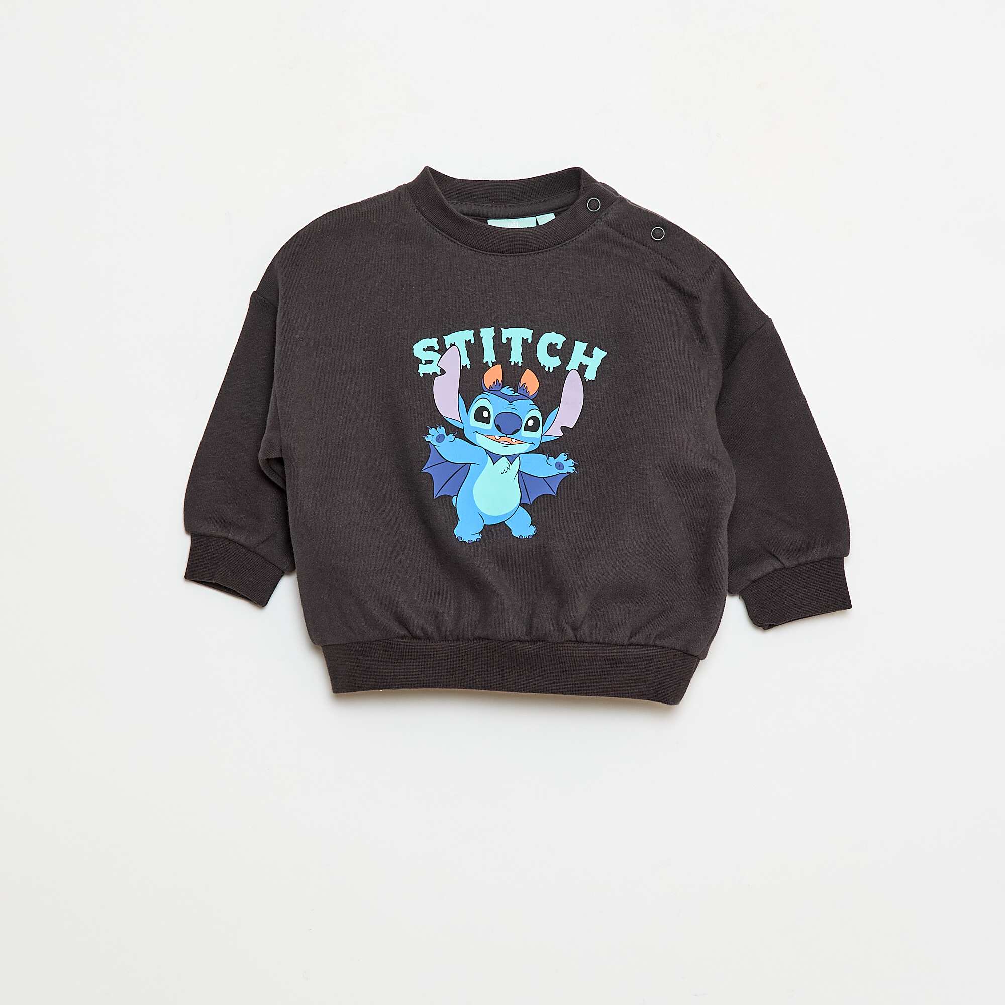 Disney's 'Stitch' Hoodie Sweatshirt BLACK