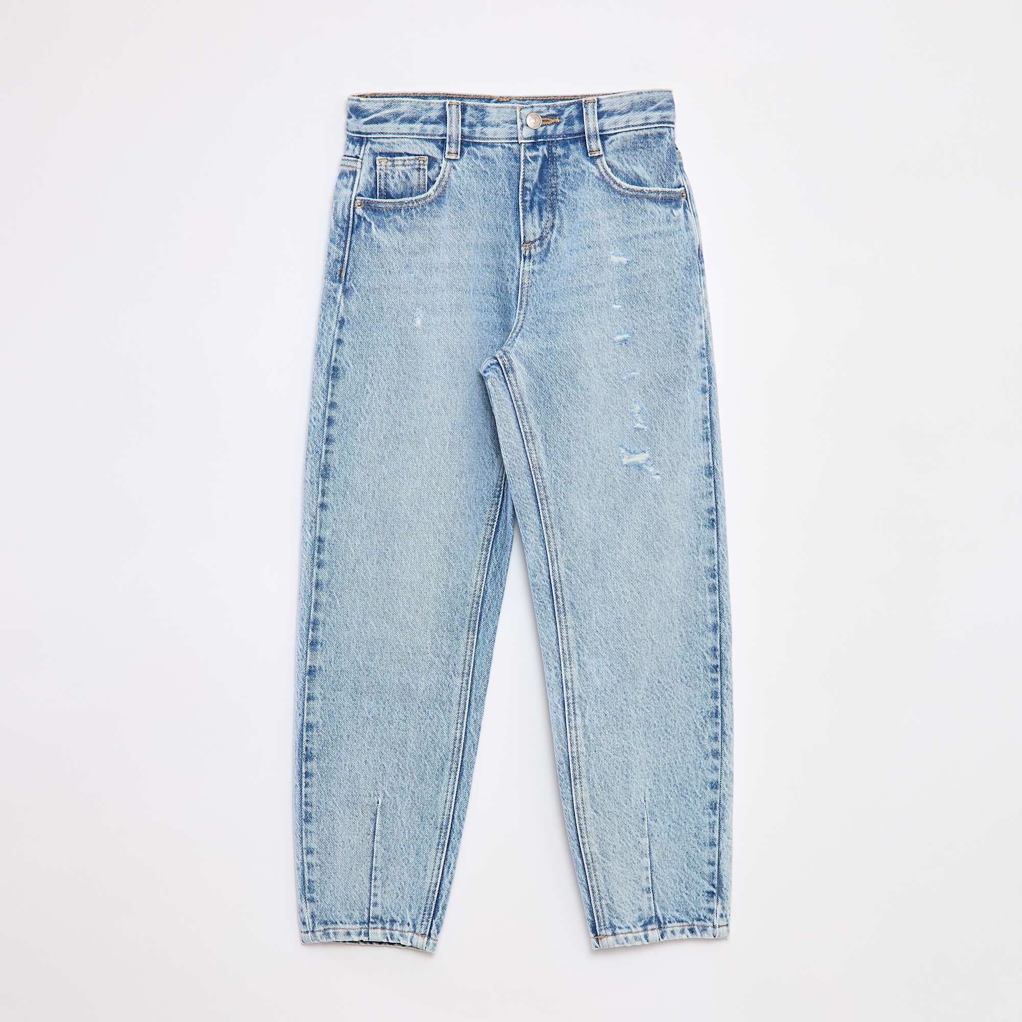Distressed mom jeans BLUE