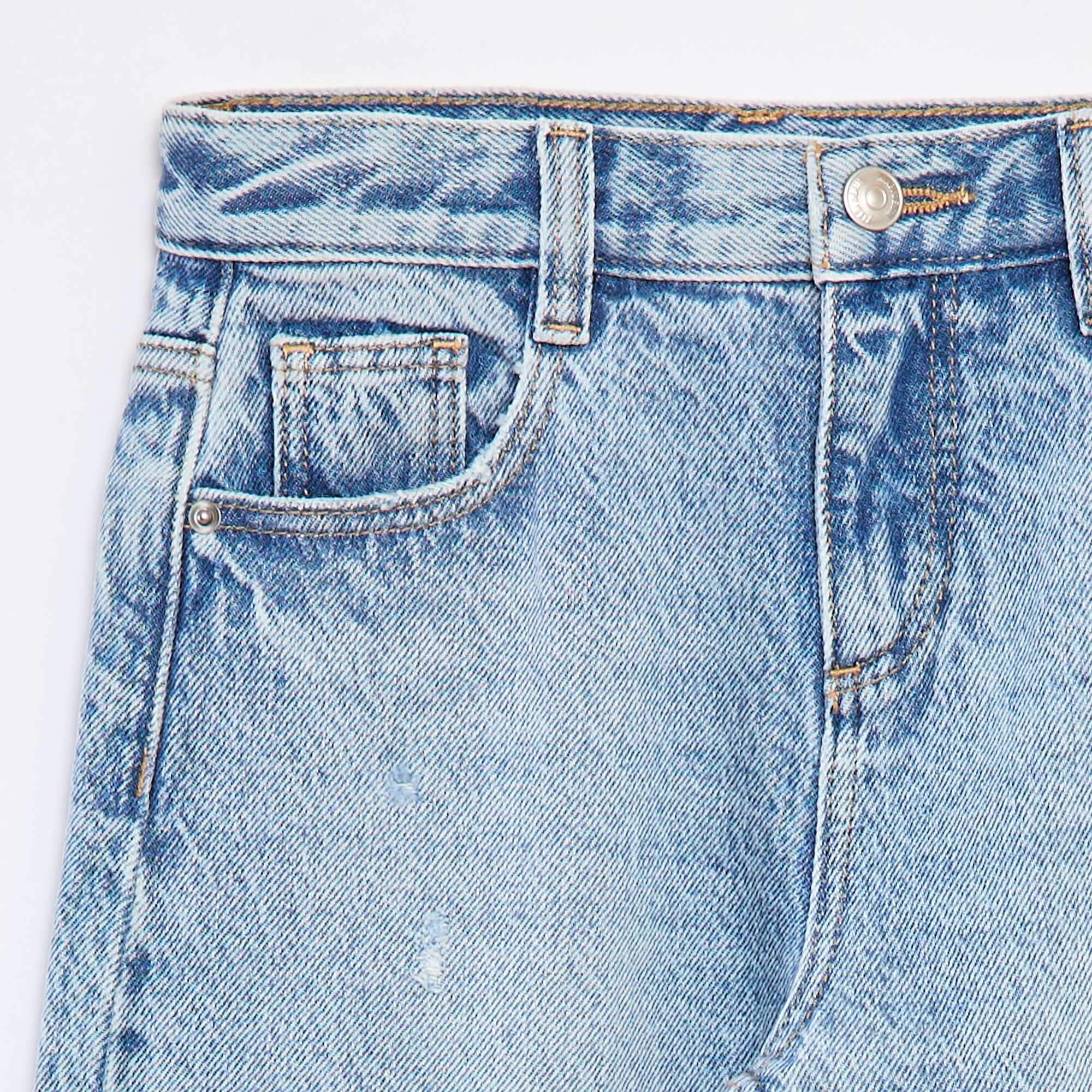 Distressed mom jeans BLUE - Image 3
