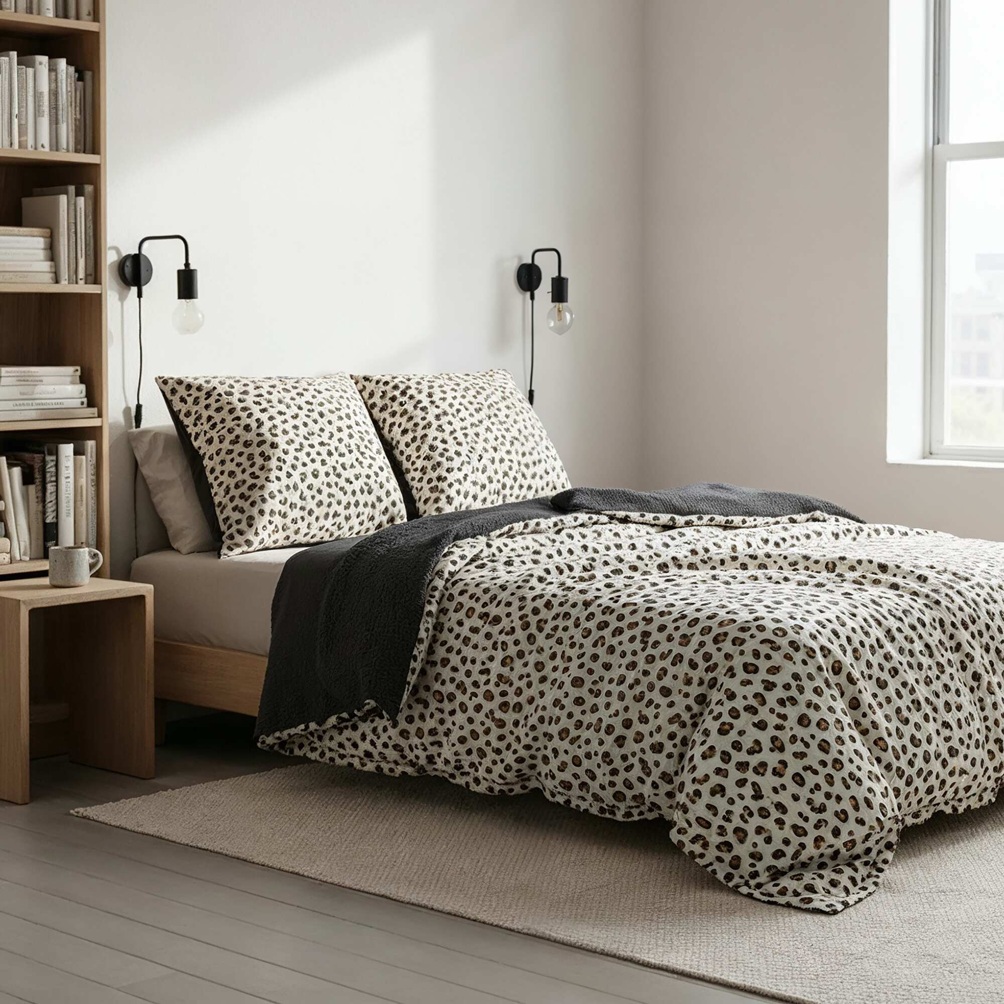 Double Cotton Gauze Bedding Set (240 x 220cm) - Kiabi Home BEIGE - Image 4