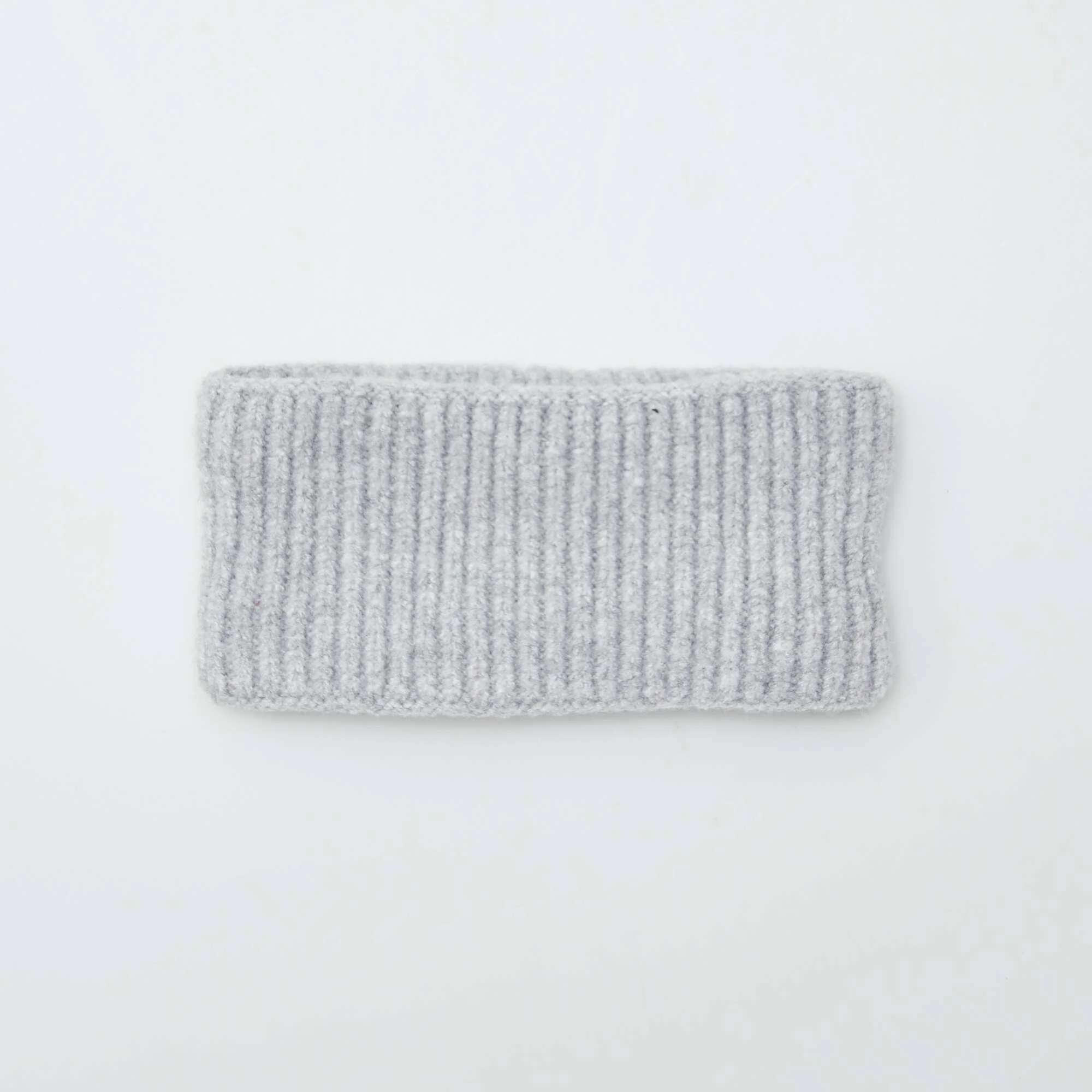 Double fleece hat and snood set GREY - Image 3