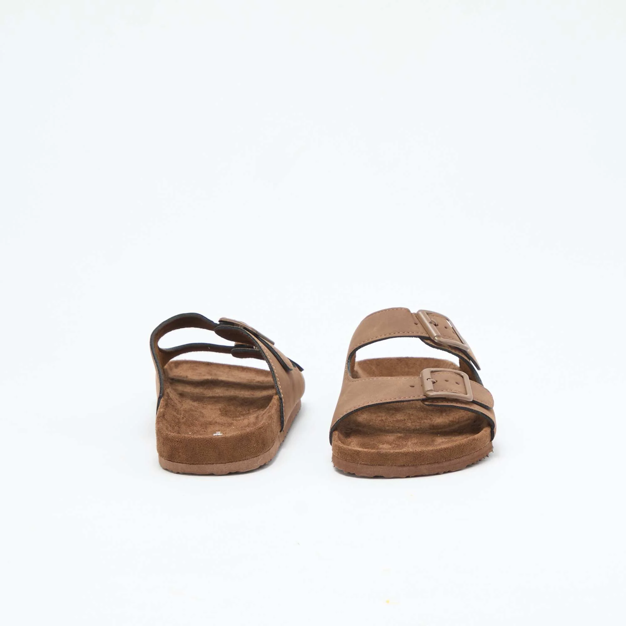 Double Strap Mules BROWN - Image 3