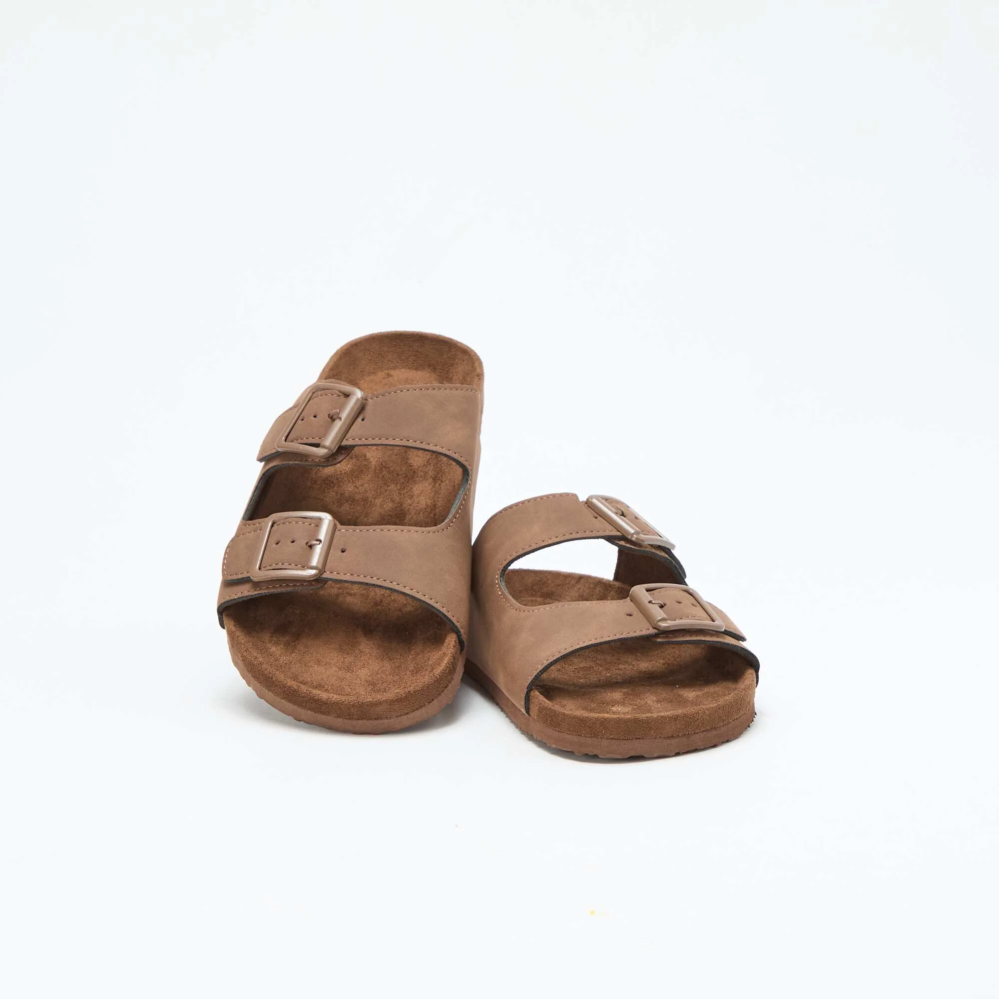 Double Strap Mules BROWN - Image 5
