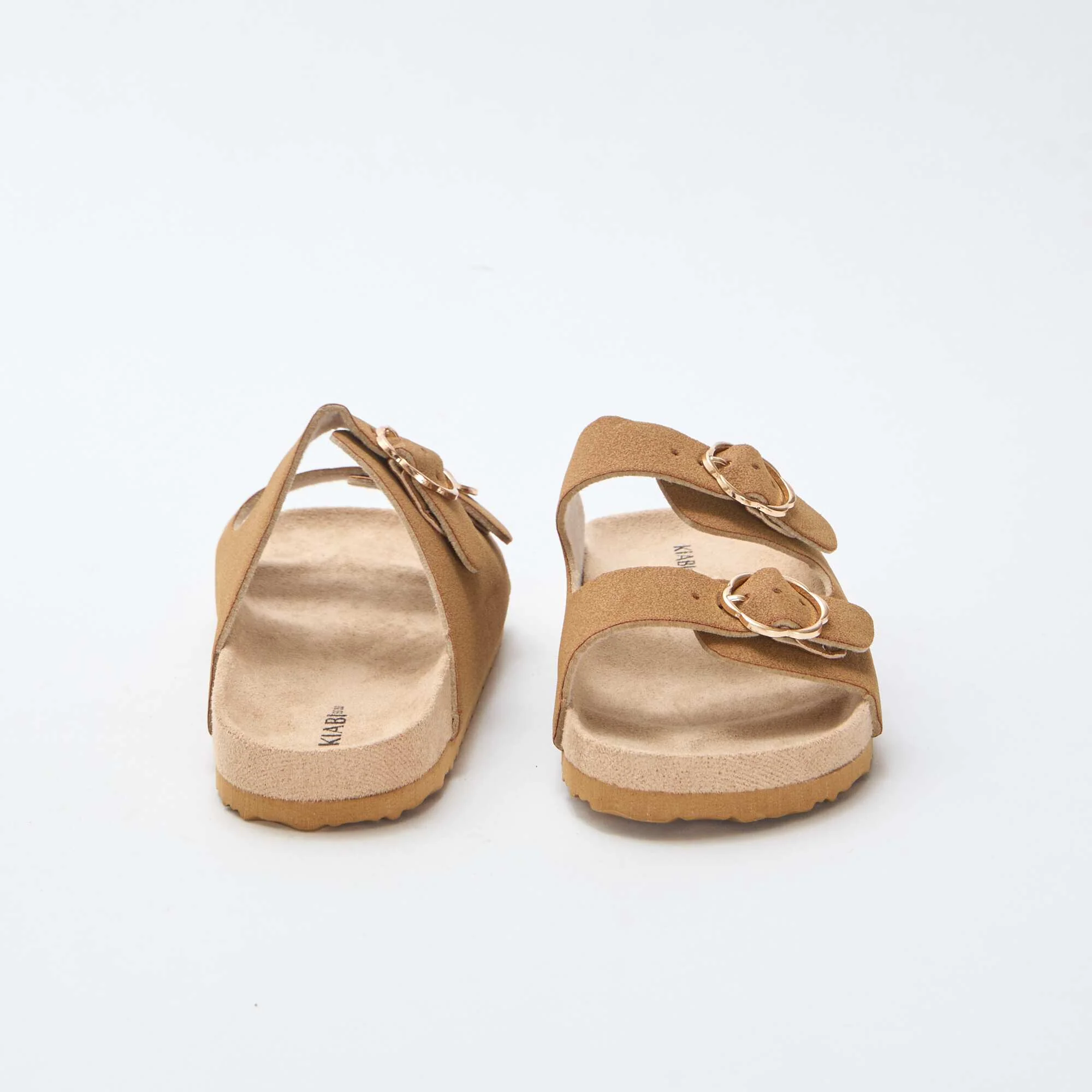 Double Strap Mules BROWN - Image 3