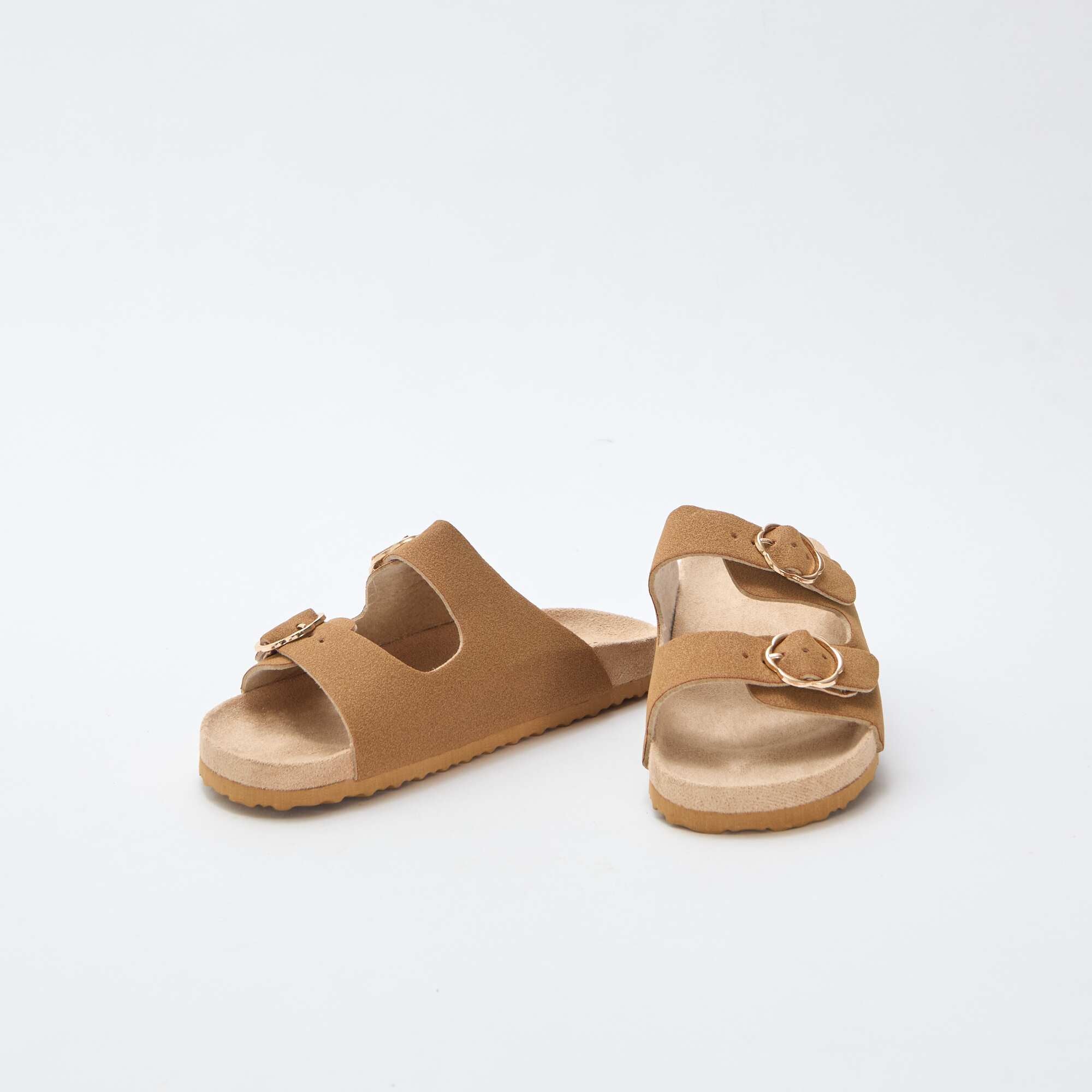 Double Strap Mules BROWN - Image 5