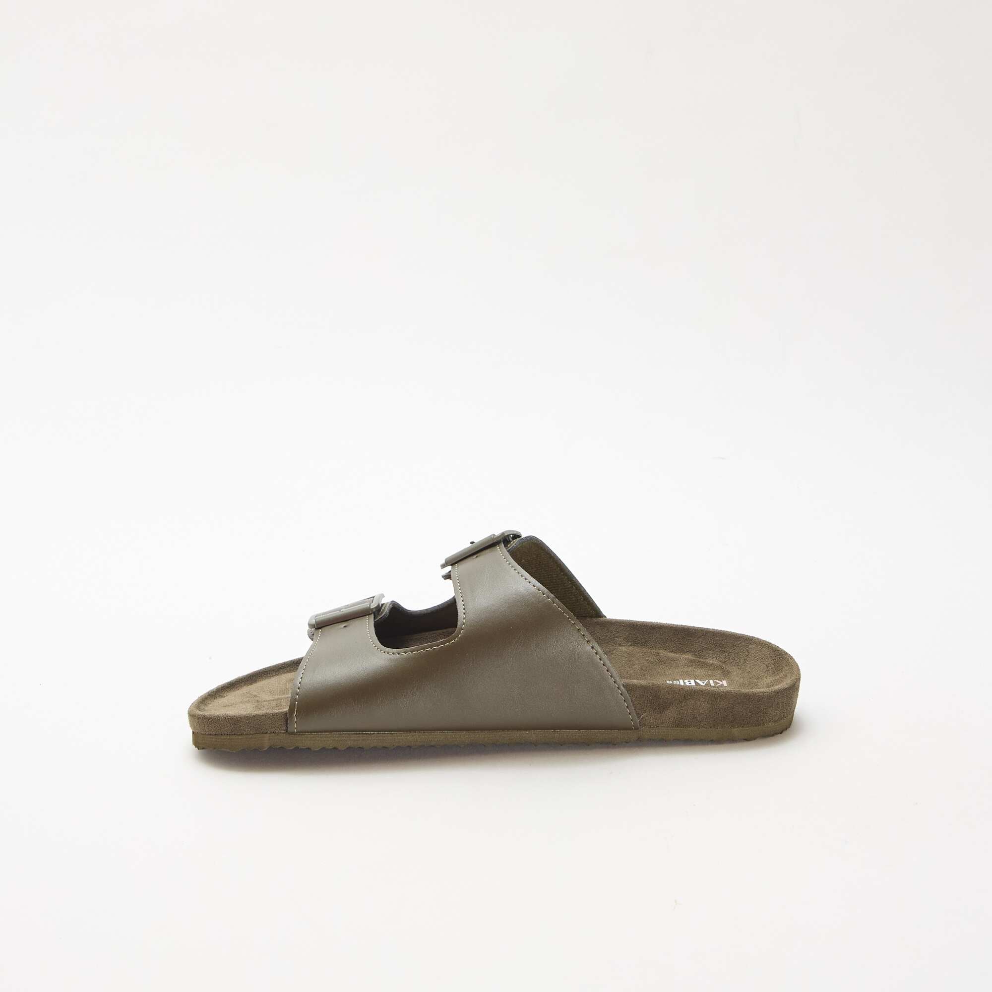 Double Strap Mules KHAKI - Image 4