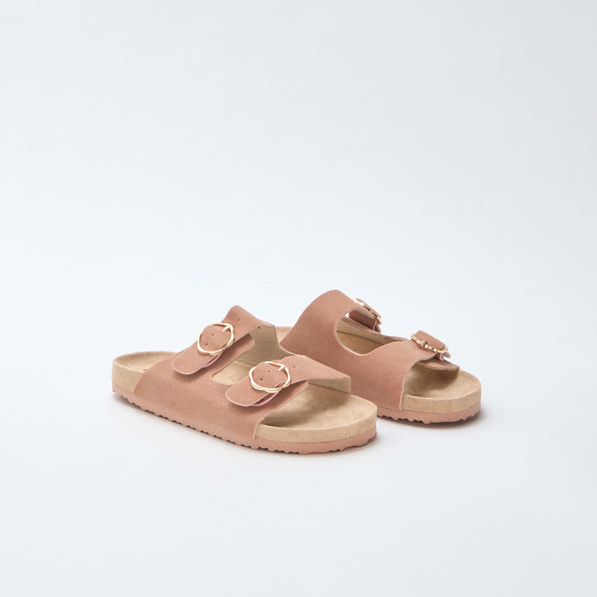 Double Strap Mules PINK