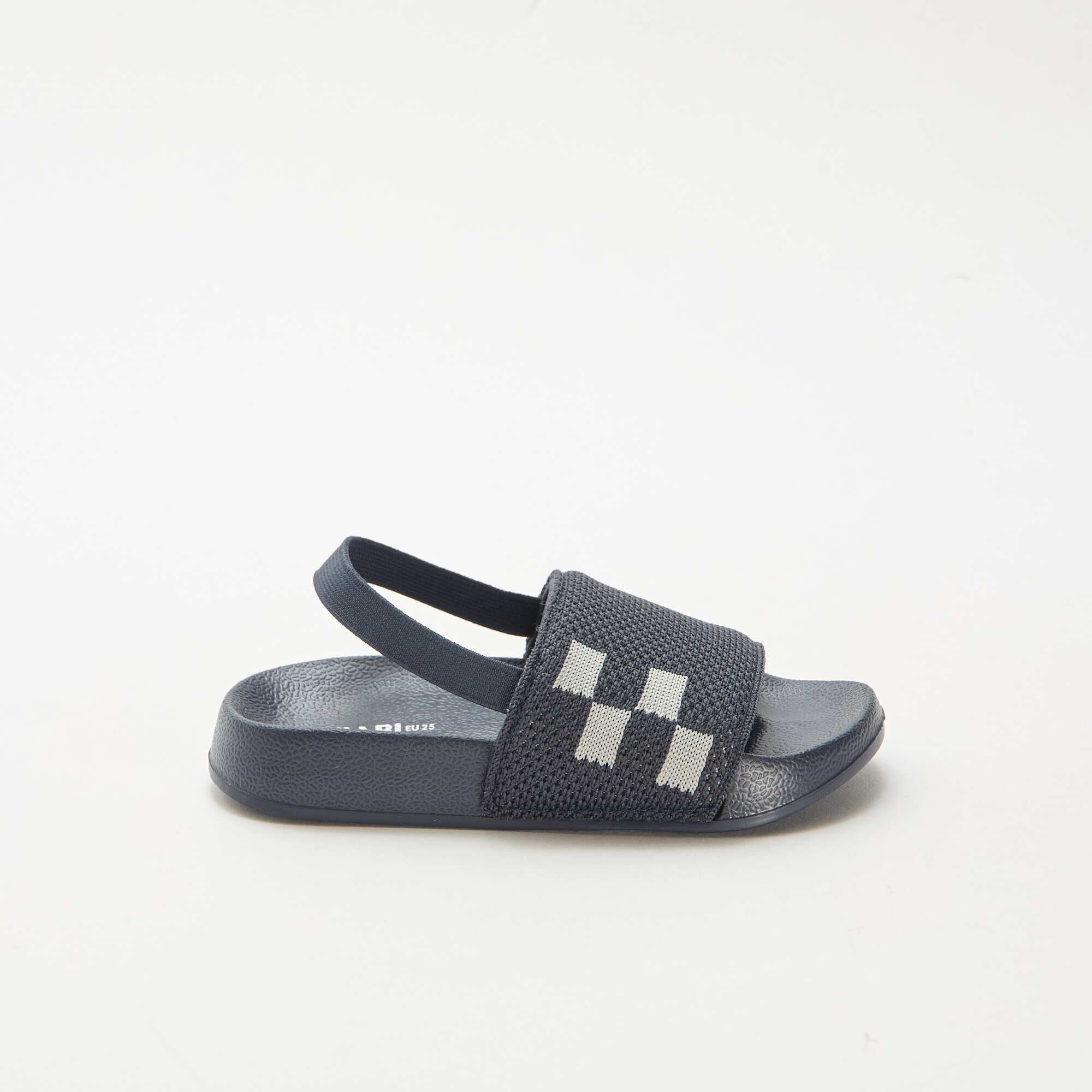 Elasticated Pool Slides BLUE - Image 2