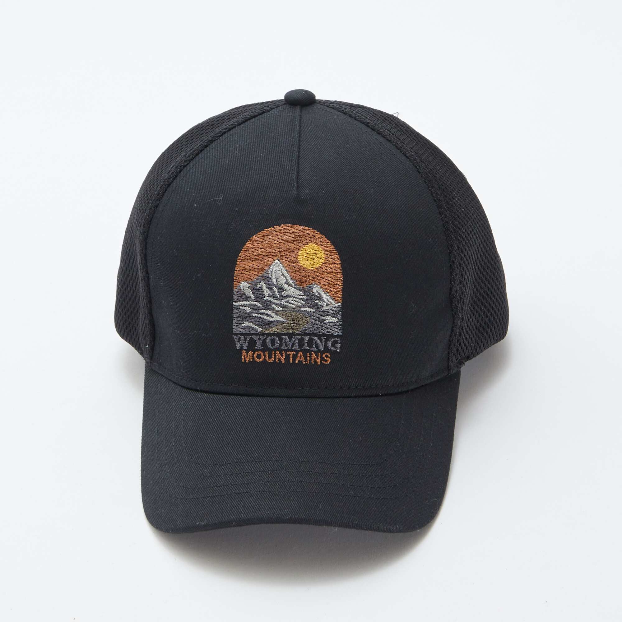 Embroidered cap BLACK - Image 2