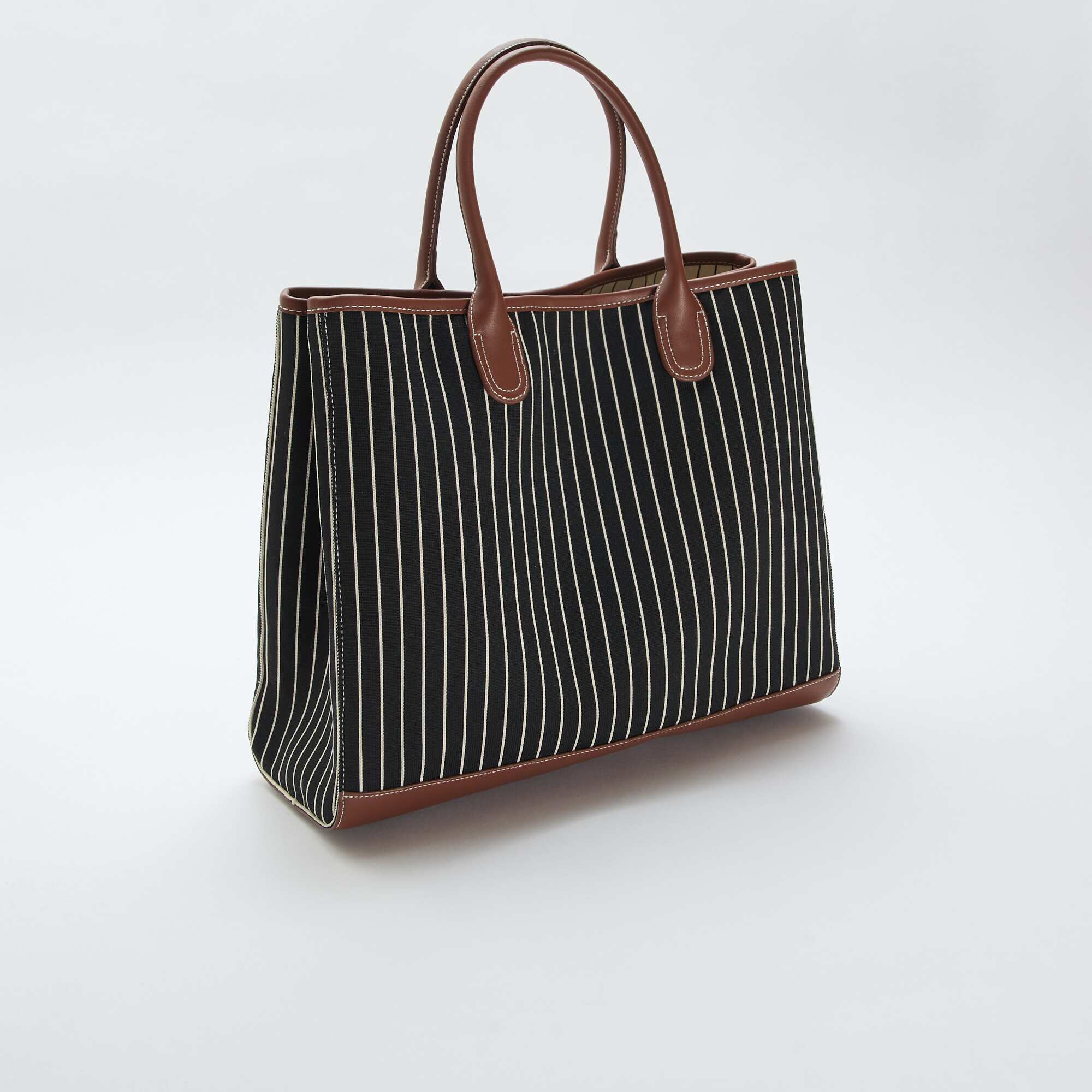 Fabric Tote Bag BLACK - Image 3