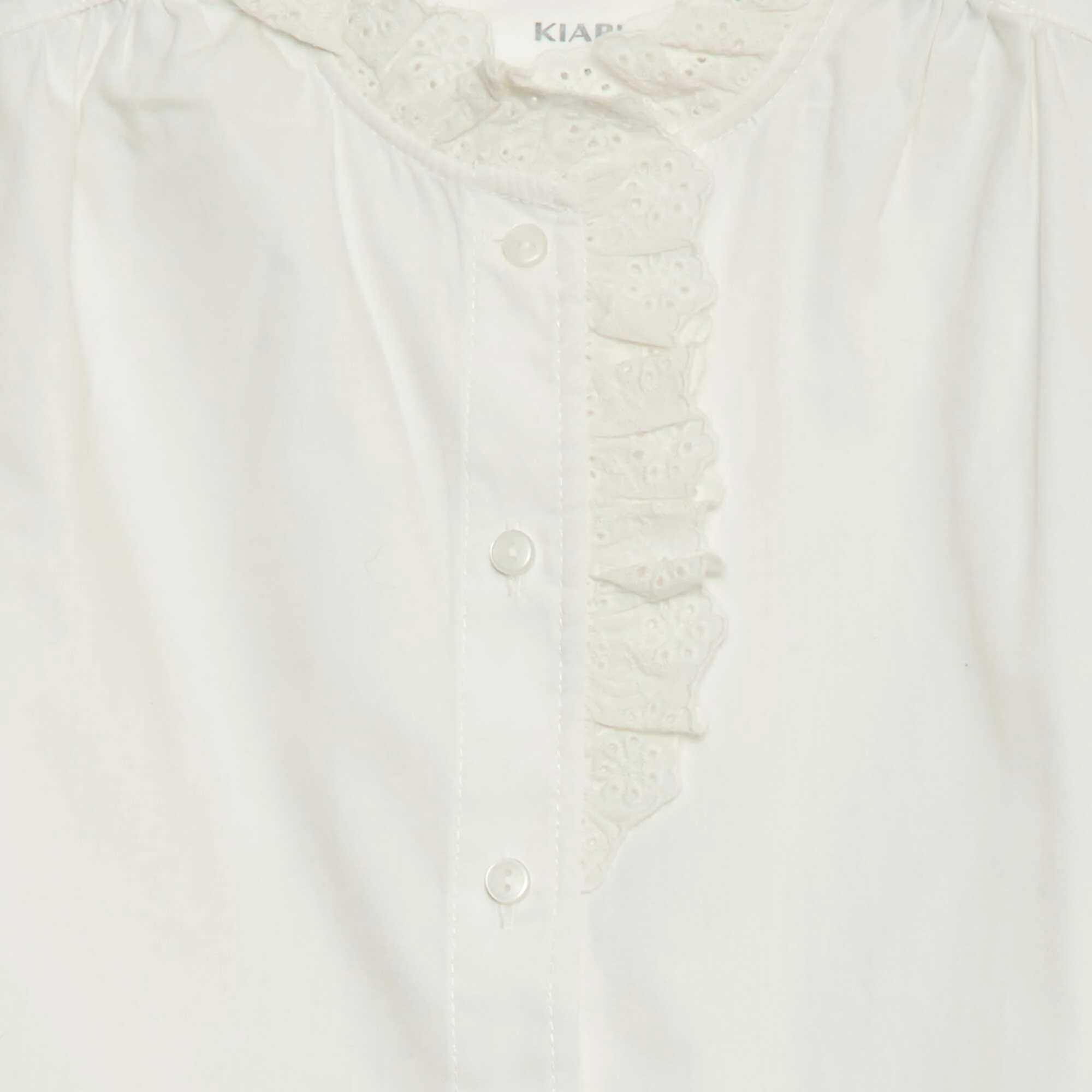 Fancy Collar Shirt WHITE - Image 3