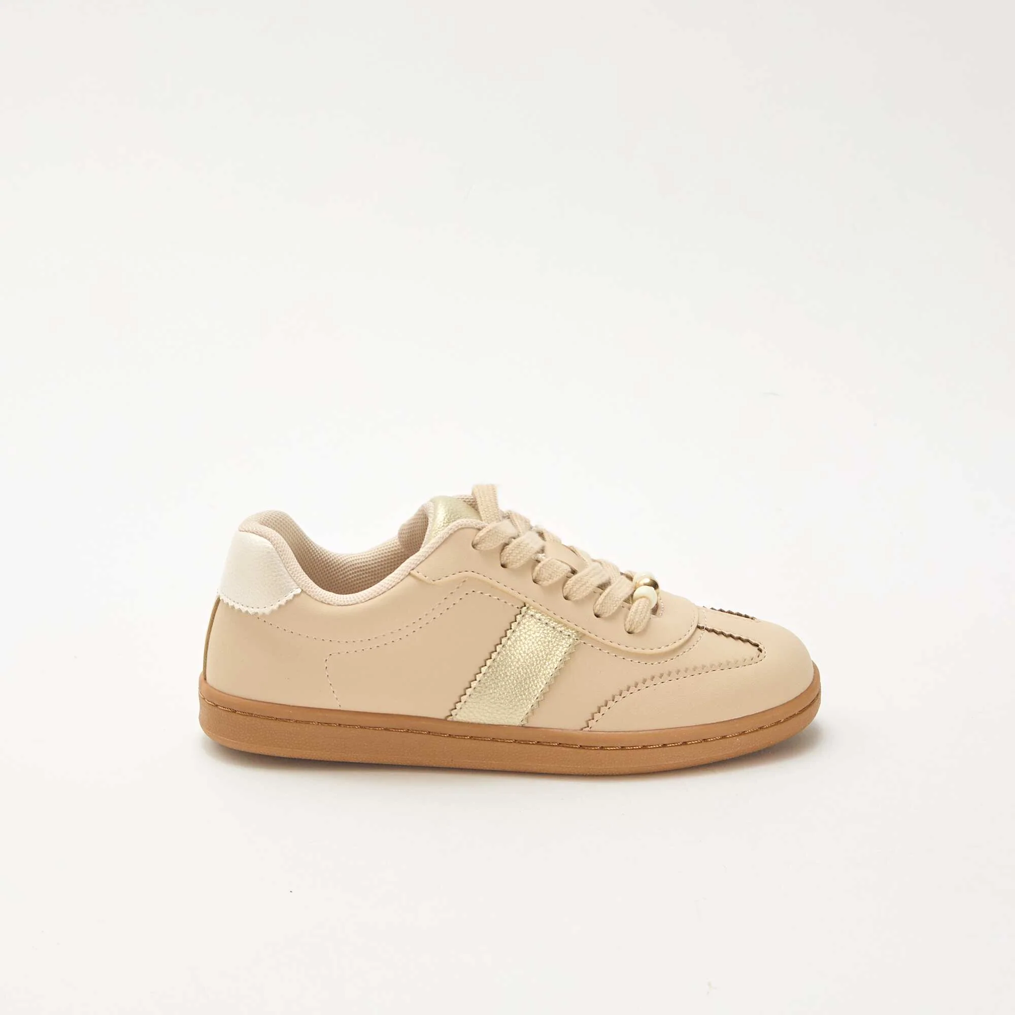 Fashion Sneakers with Leopard Print Panels WHITE - Image 2